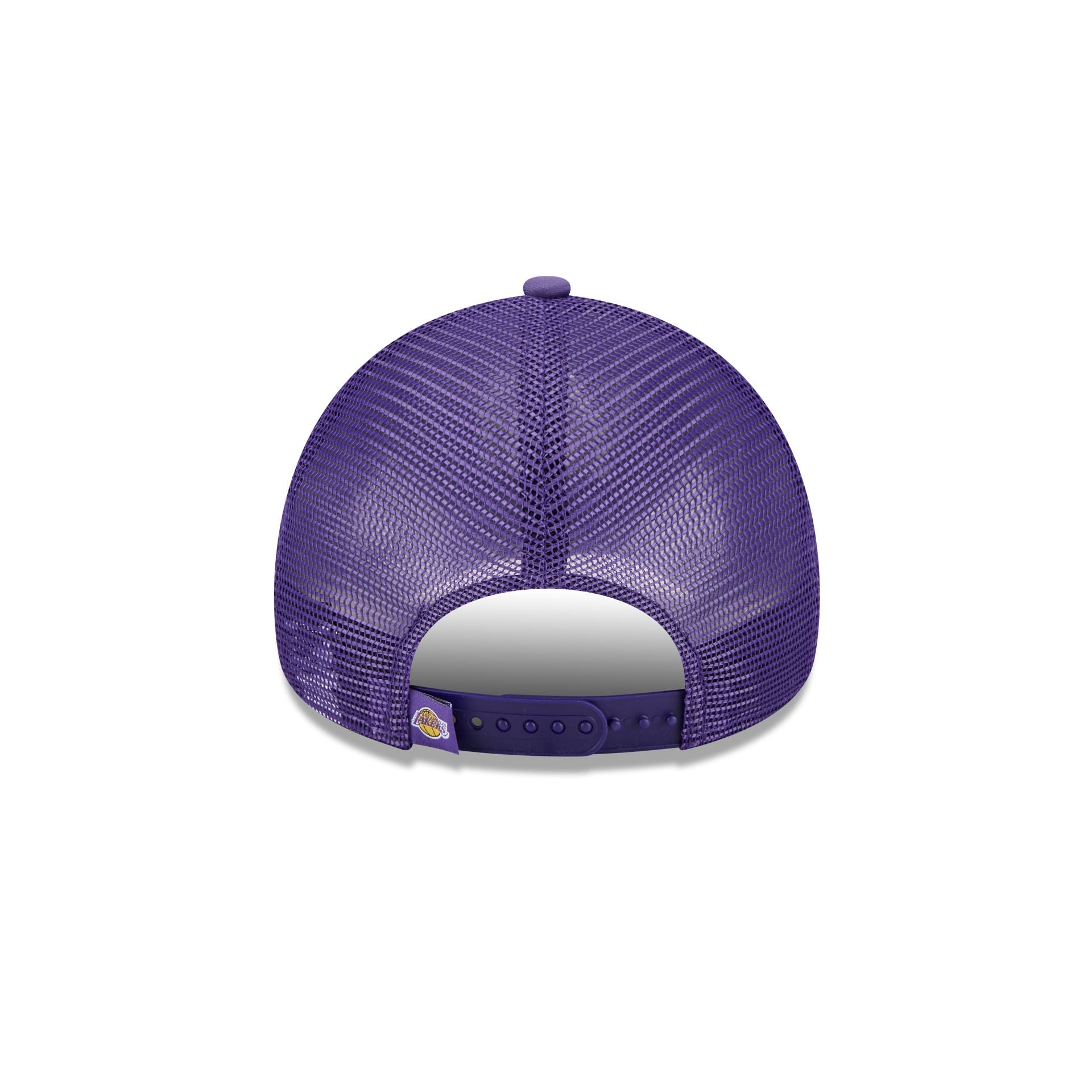 Premium Los Angeles Lakers Distressed 9FORTY A-Frame Trucker Hat