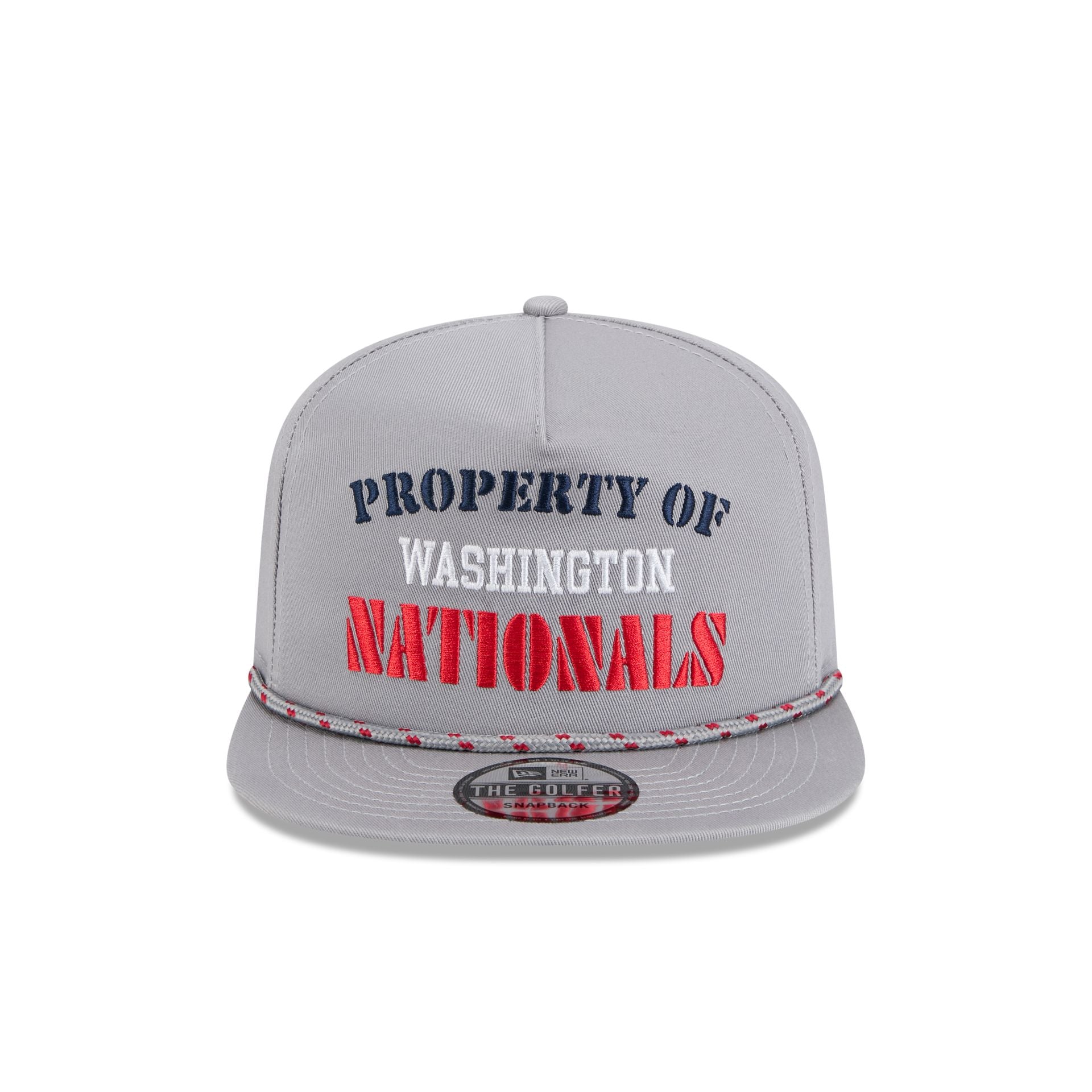 Premium Washington Nationals Vintage Gray Rope Golfer Hat