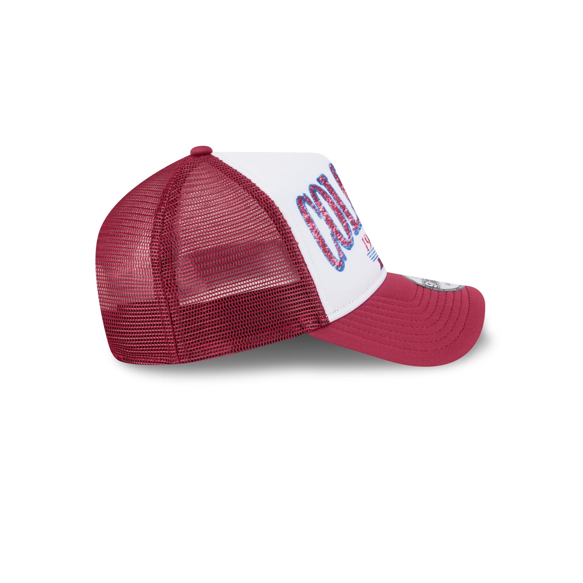 Premium Colorado Avalanche Distressed 9FORTY A-Frame Trucker Hat