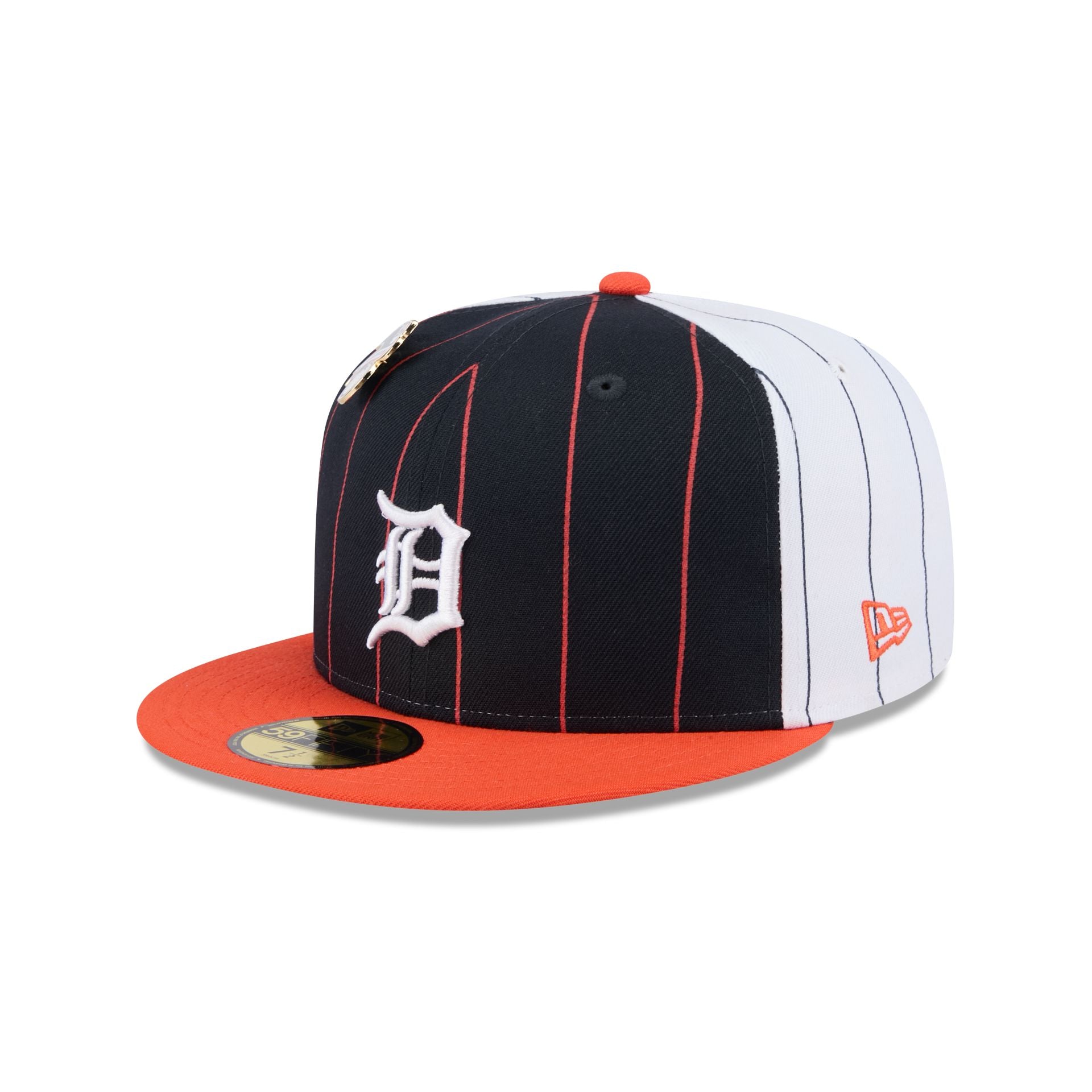 Premium Detroit Tigers Pinstripe League Pin 59FIFTY Fitted Hat