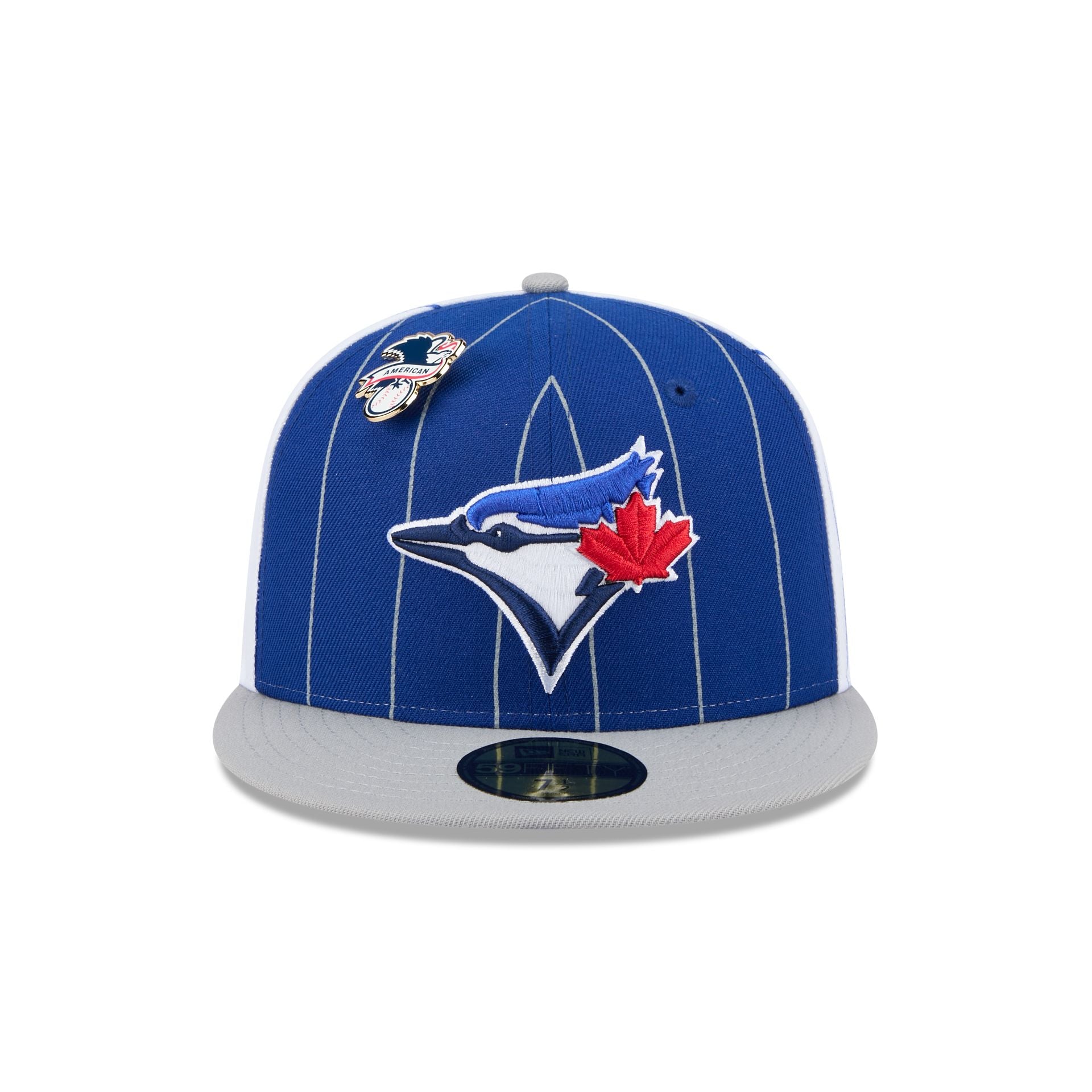 Premium Toronto Blue Jays Pinstripe League Pin 59FIFTY Fitted Hat