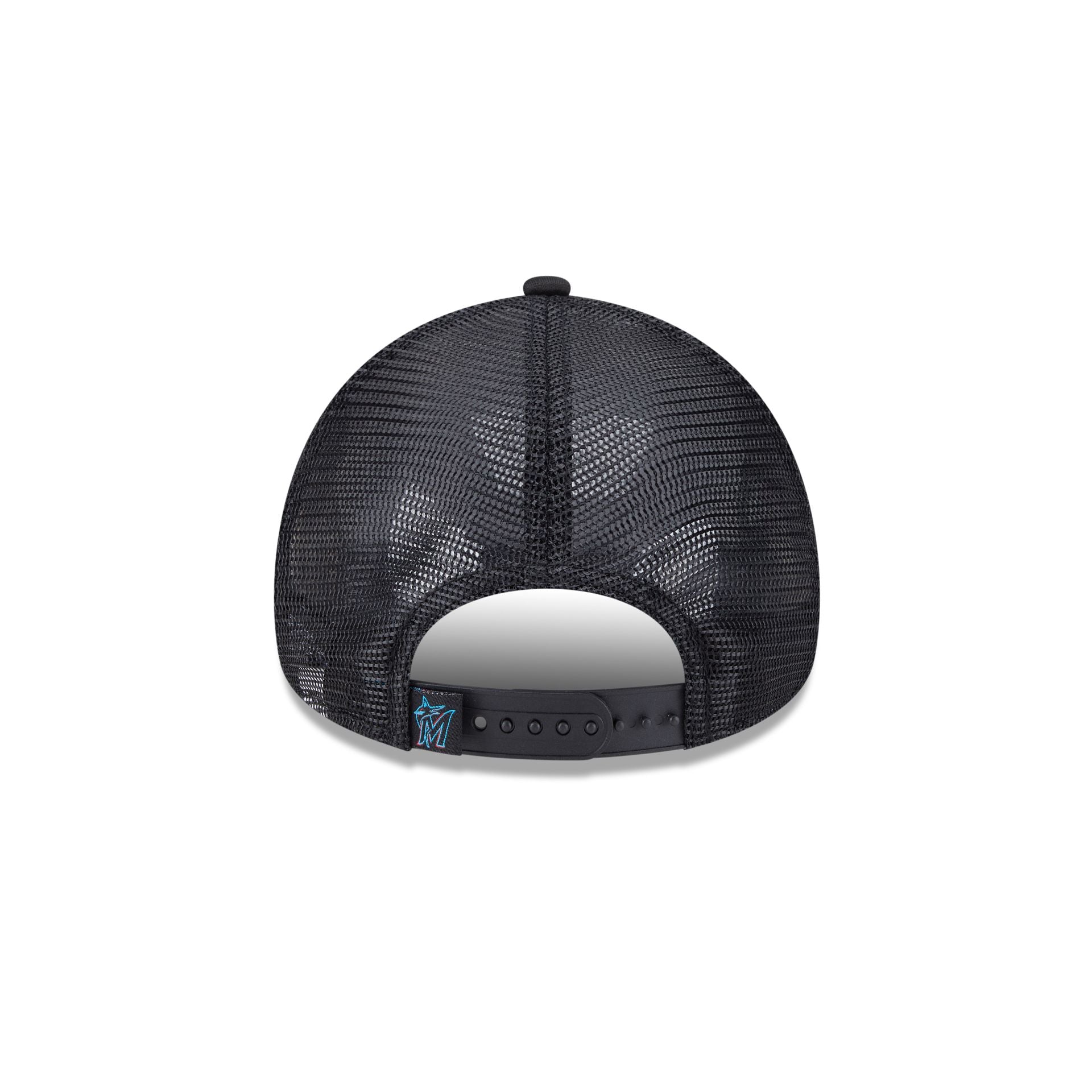 Premium Miami Marlins Distressed 9FORTY A-Frame Trucker Hat