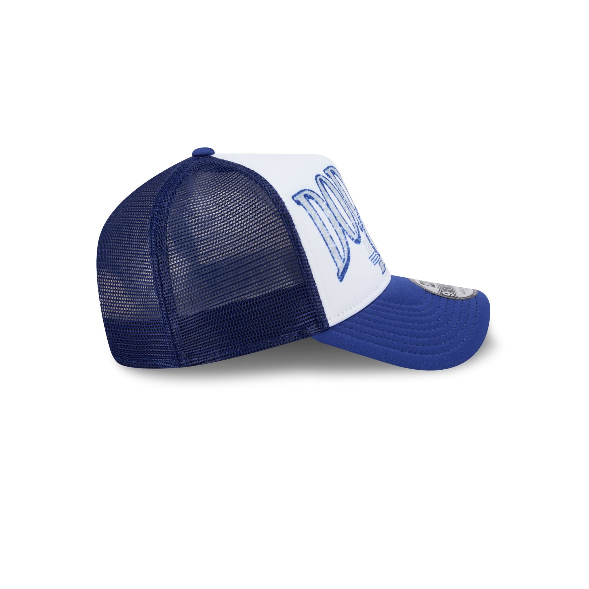Premium Los Angeles Dodgers Distressed 9FORTY A-Frame Trucker Hat