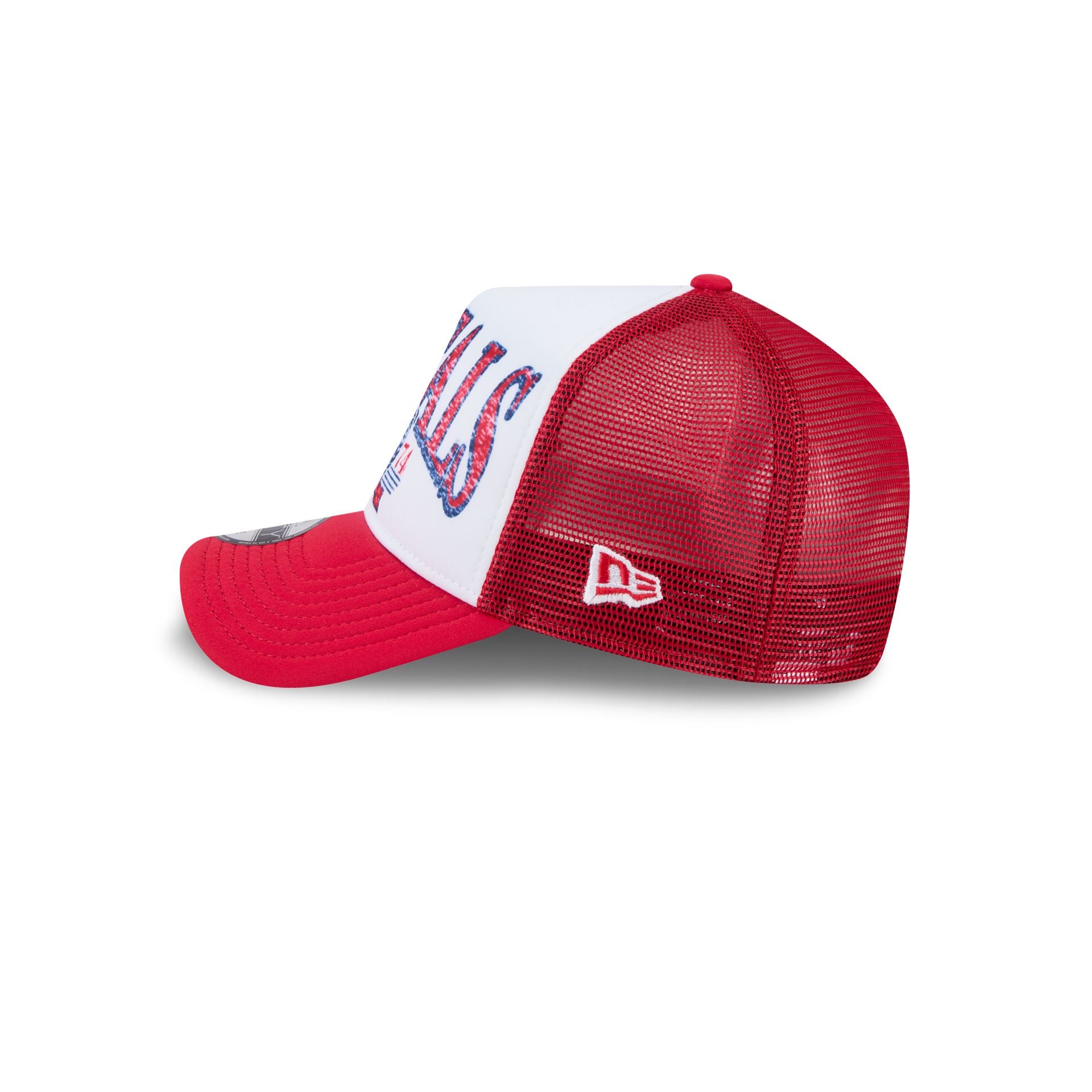 Premium Washington Capitals Distressed 9FORTY A-Frame Trucker Hat