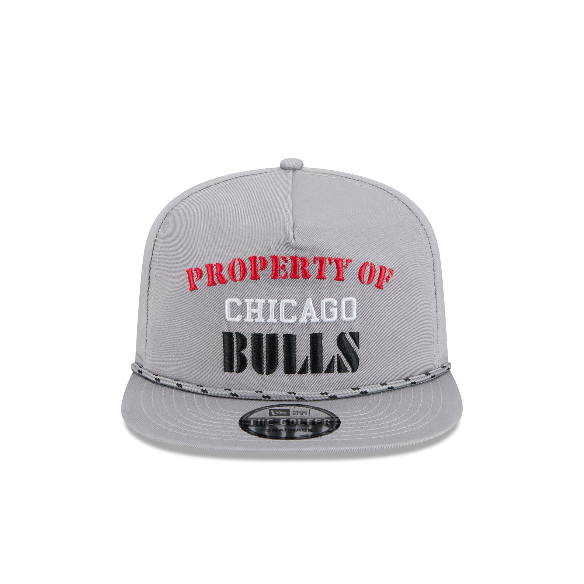 Premium Chicago Bulls Vintage Gray Rope Golfer Hat