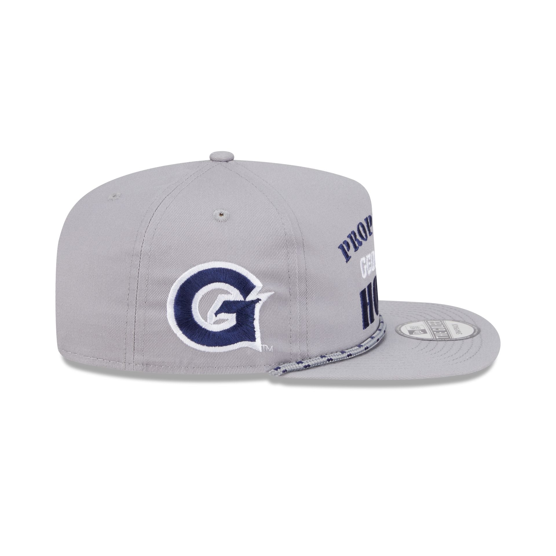 Premium Georgetown Hoyas Vintage Gray Rope Golfer Hat