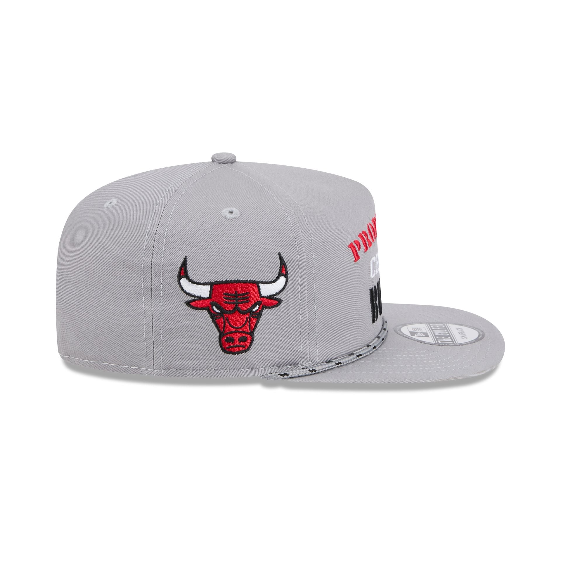 Premium Chicago Bulls Vintage Gray Rope Golfer Hat