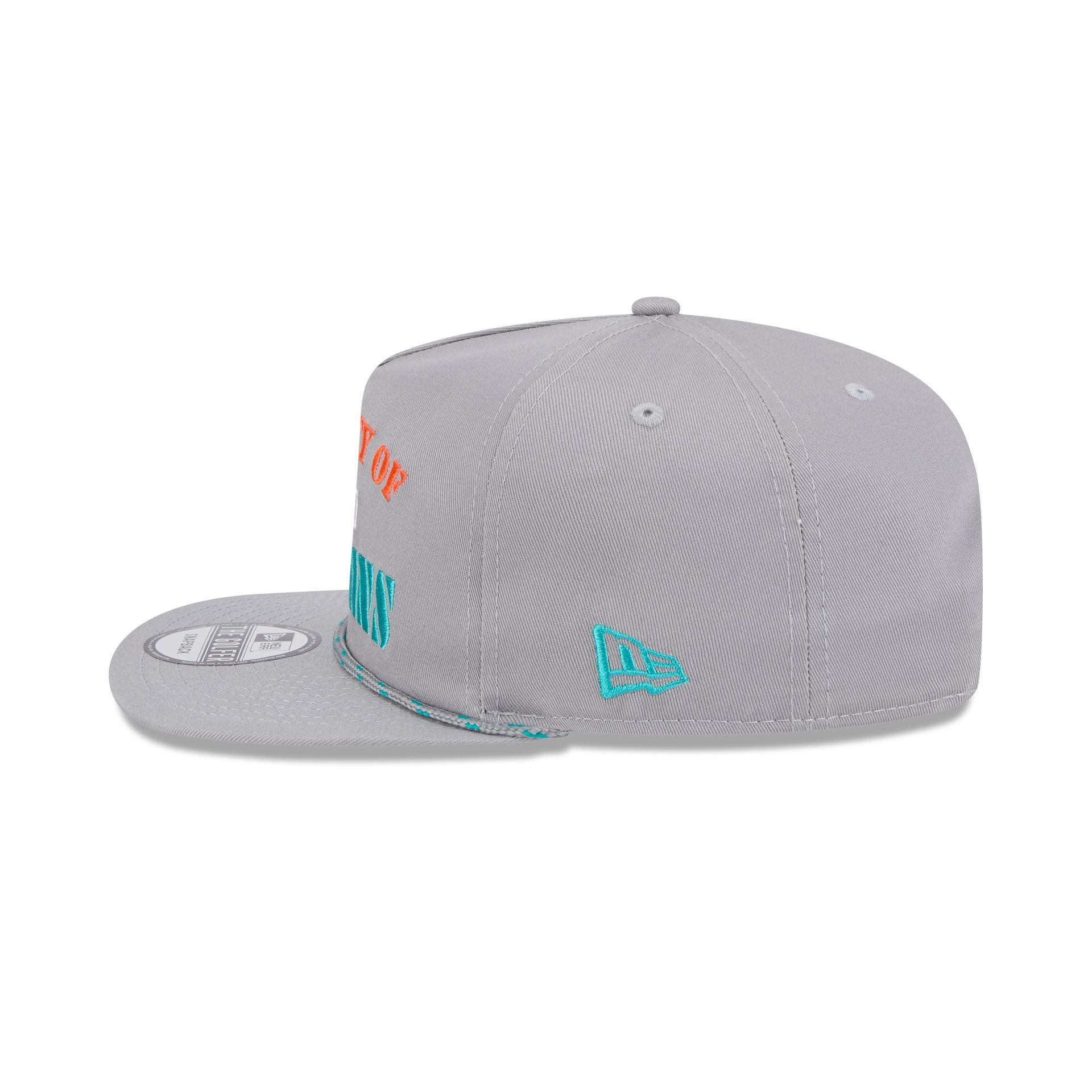 Premium Miami Dolphins Vintage Gray Rope Golfer Hat