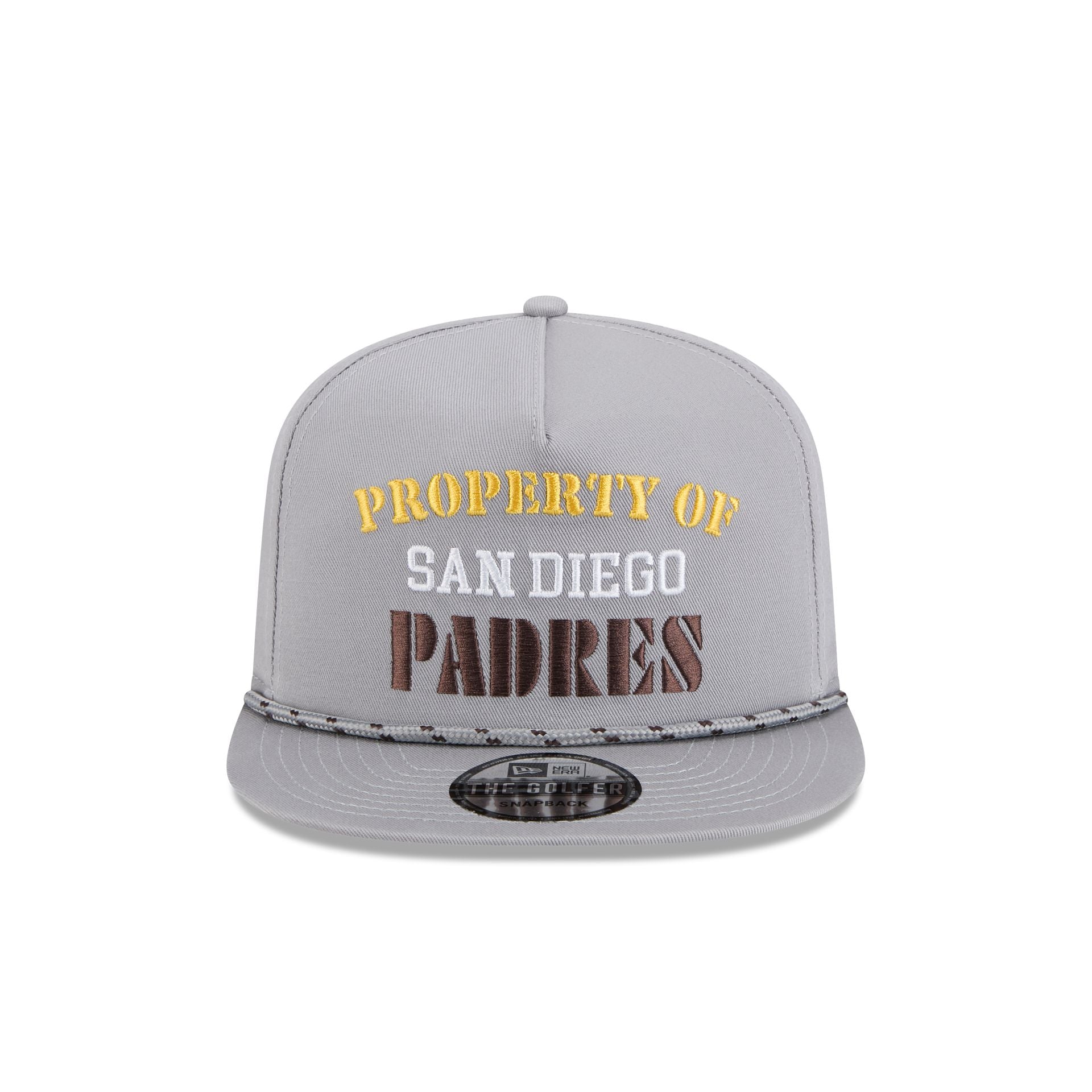 Premium San Diego Padres Vintage Gray Rope Golfer Hat