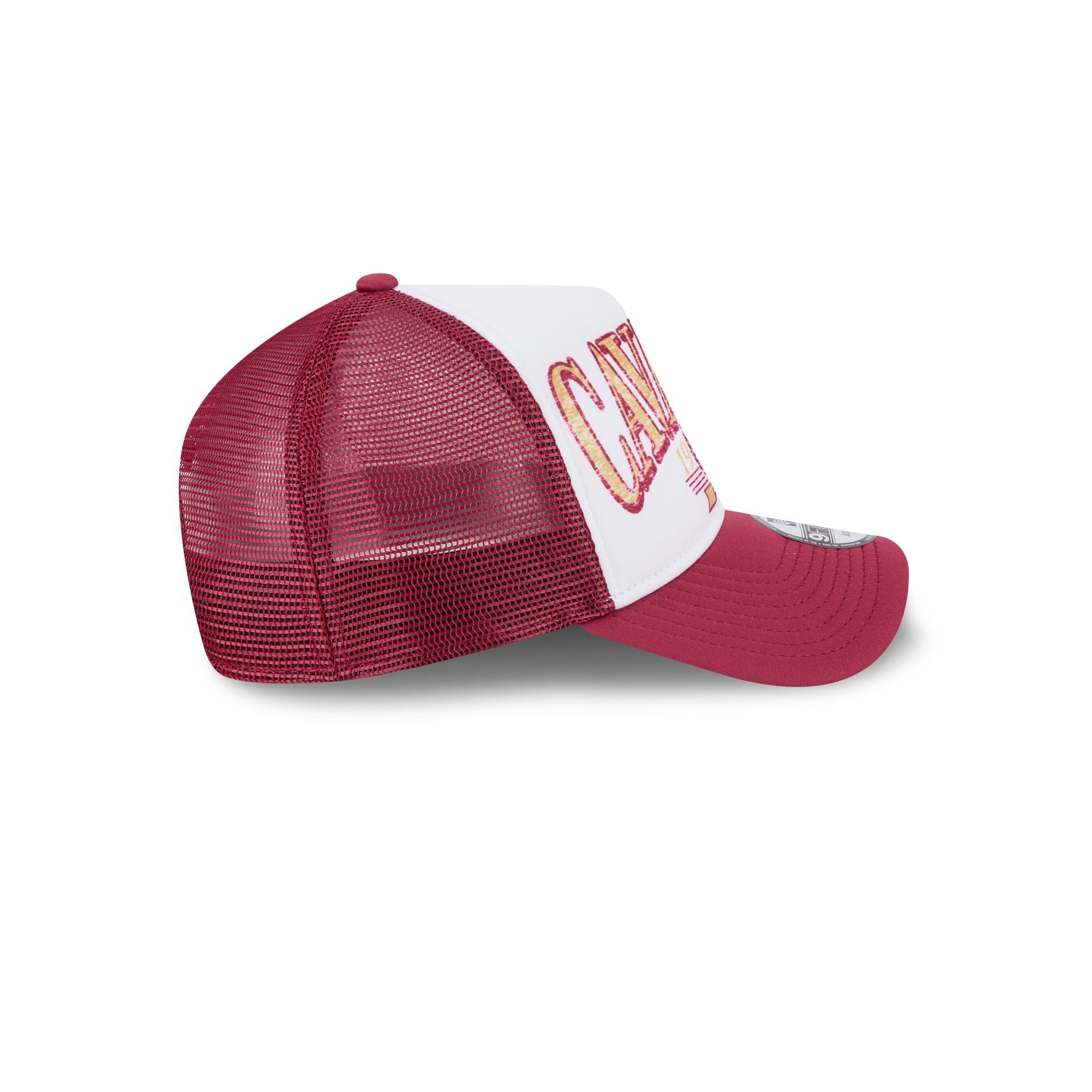 Premium Cleveland Cavaliers Distressed 9FORTY A-Frame Trucker Hat