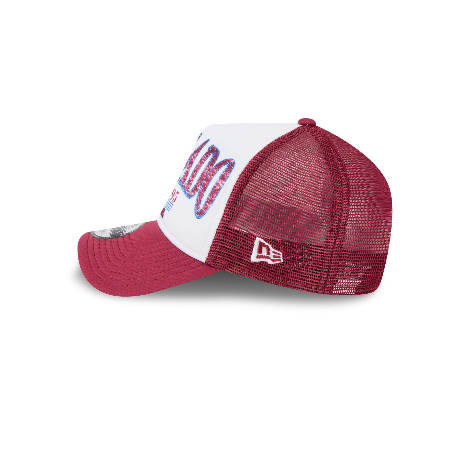 Premium Colorado Avalanche Distressed 9FORTY A-Frame Trucker Hat