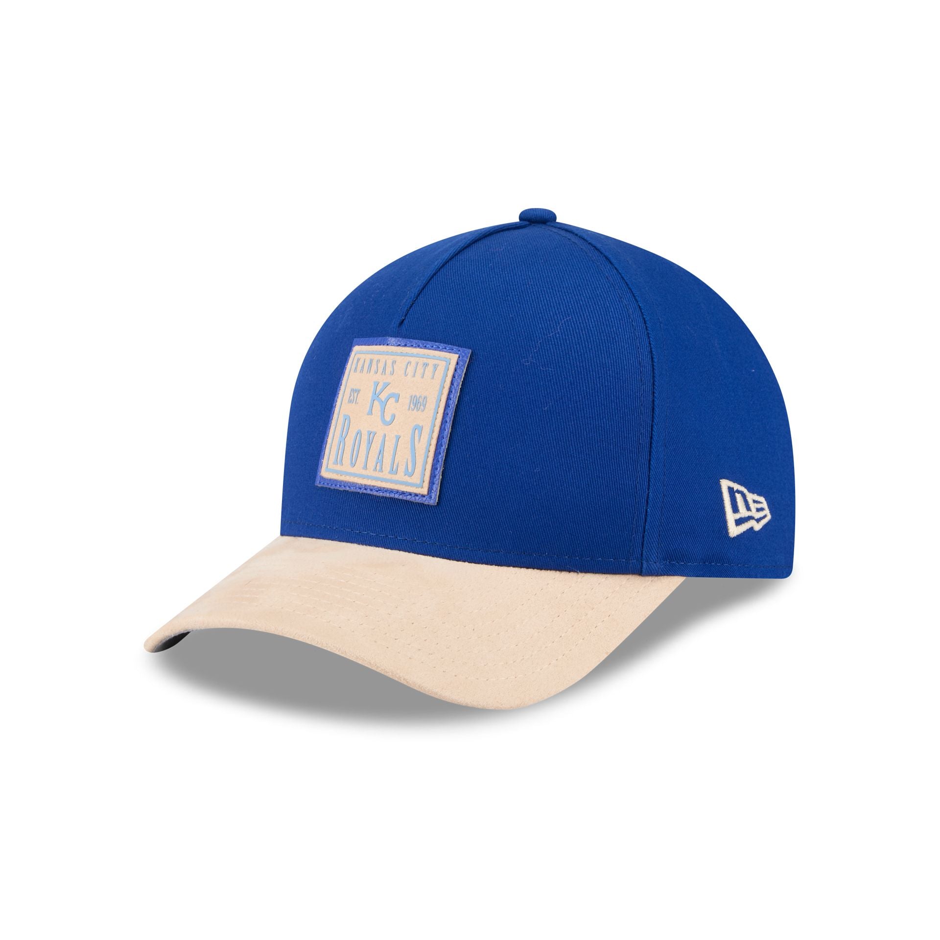 Premium Kansas City Royals Suede Patch 9FORTY M-Crown A-Frame Adjustable Hat
