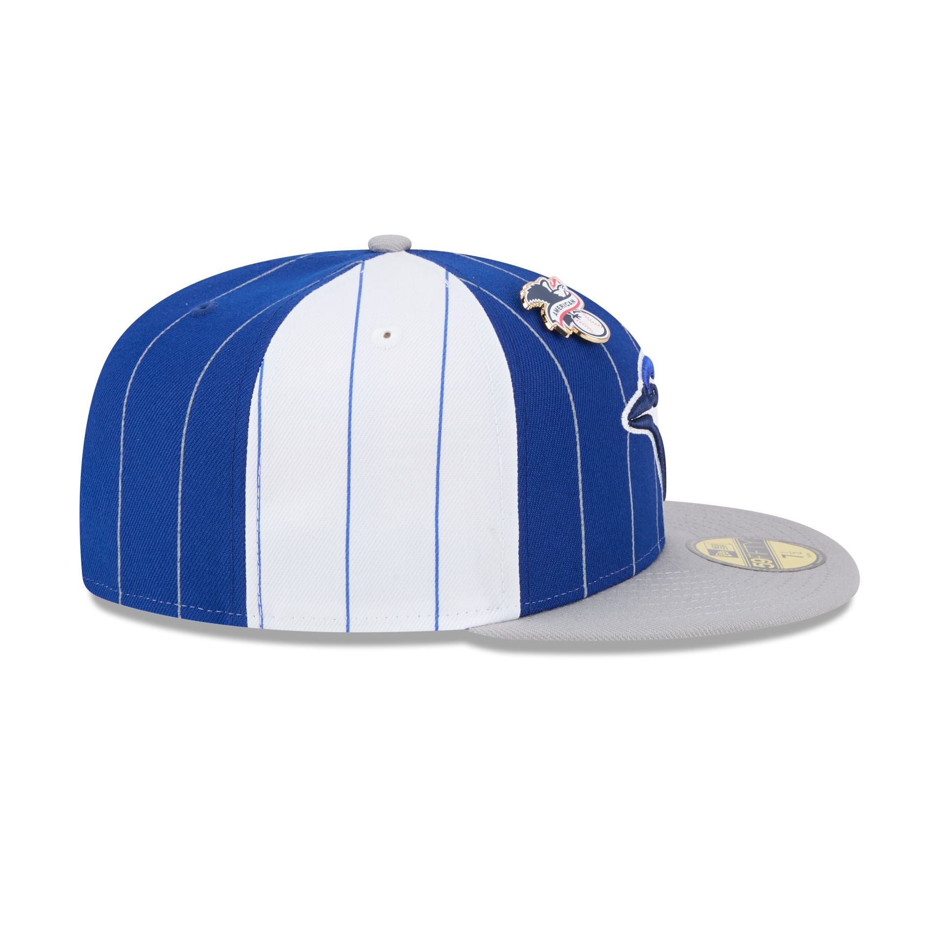 Premium Toronto Blue Jays Pinstripe League Pin 59FIFTY Fitted Hat