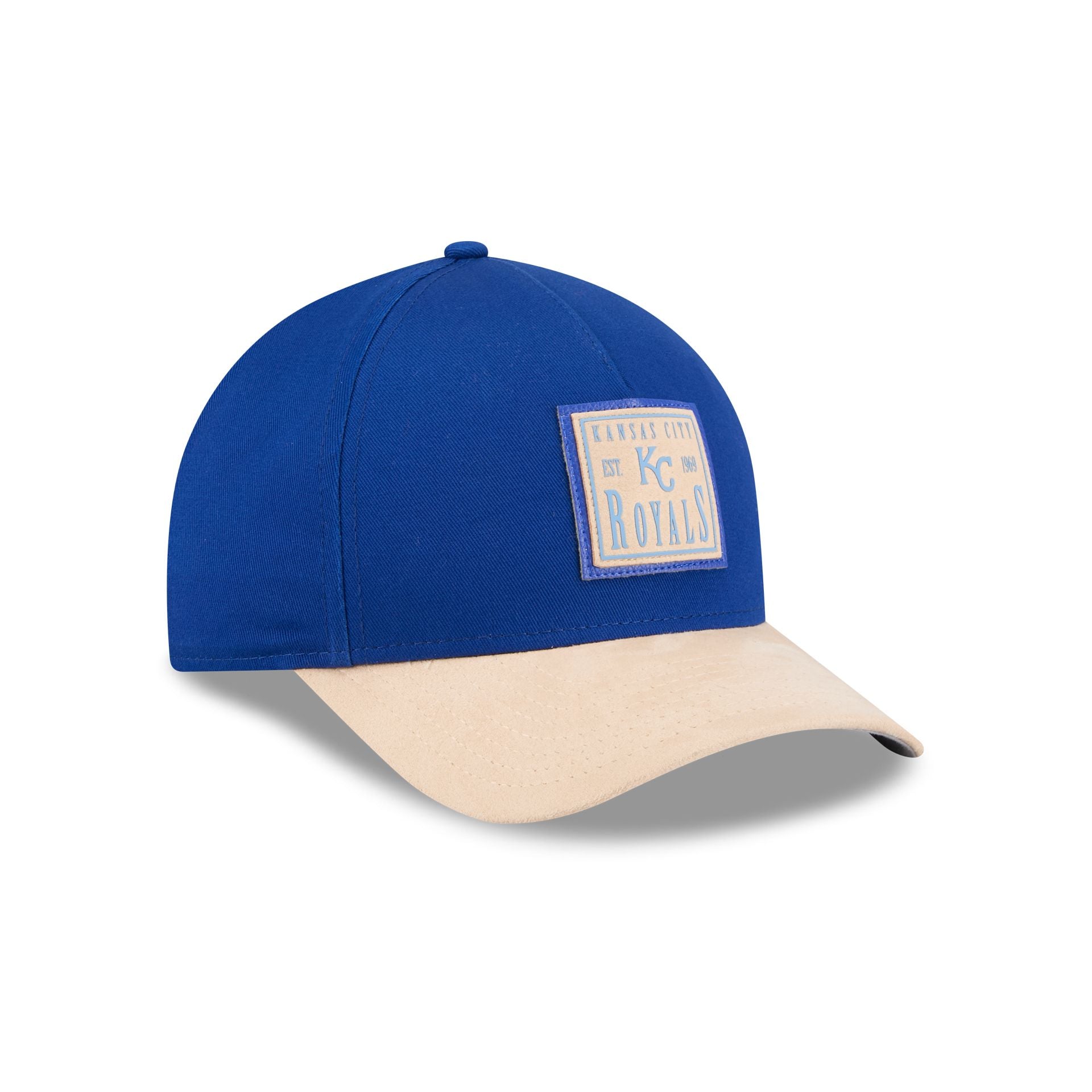 Premium Kansas City Royals Suede Patch 9FORTY M-Crown A-Frame Adjustable Hat