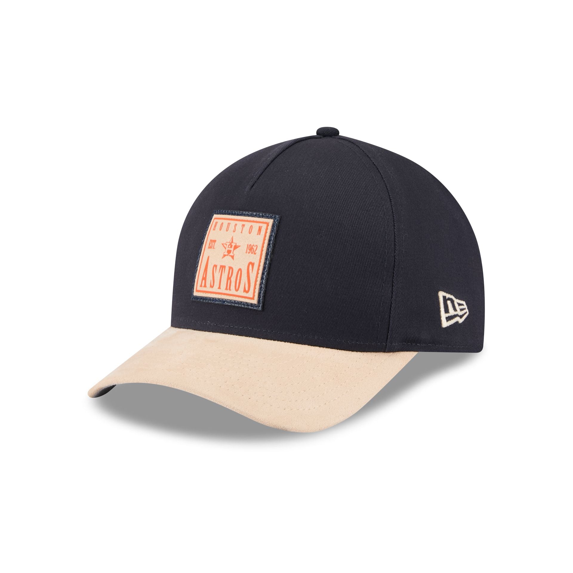 Premium Houston Astros Suede Patch 9FORTY M-Crown A-Frame Adjustable Hat for Fans