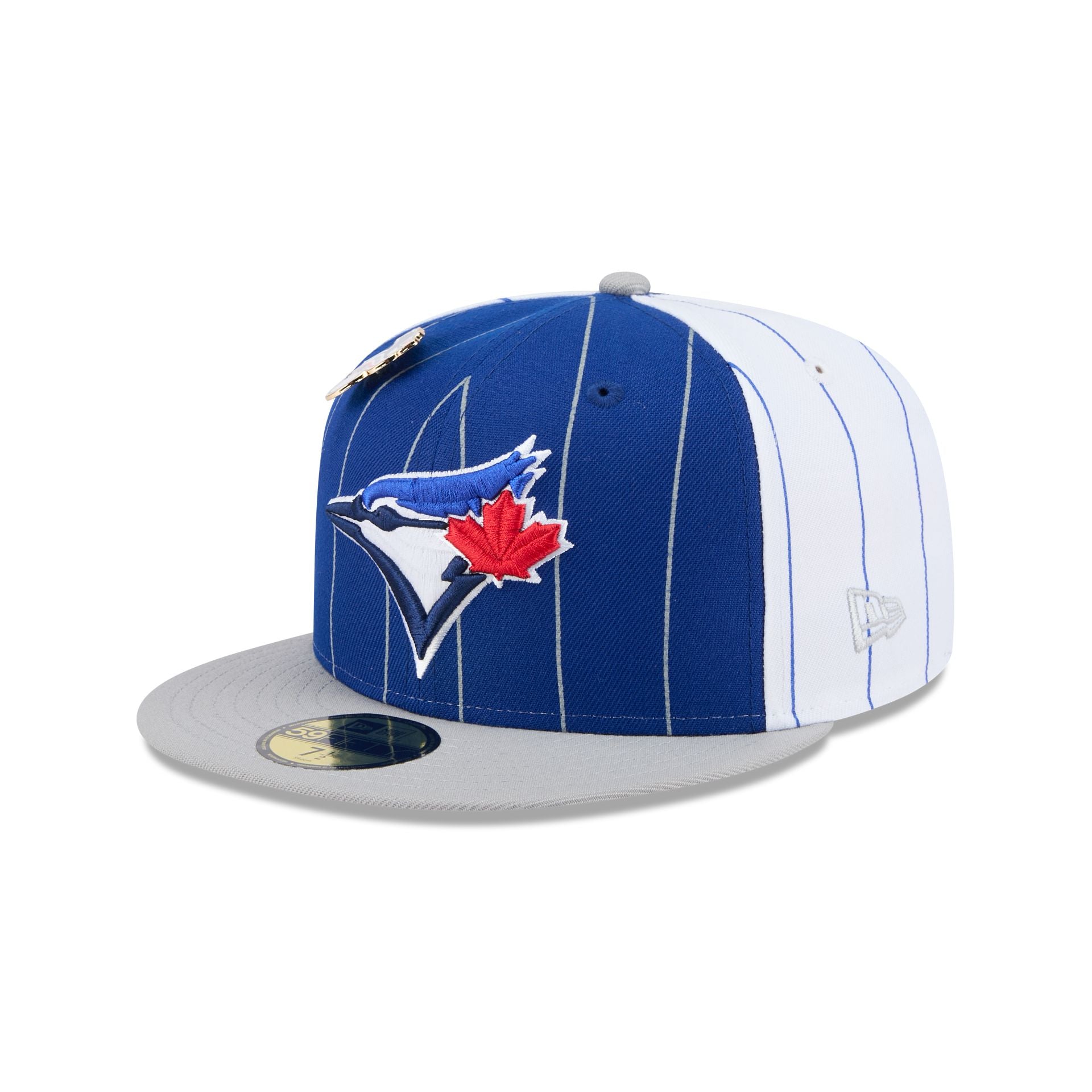 Premium Toronto Blue Jays Pinstripe League Pin 59FIFTY Fitted Hat