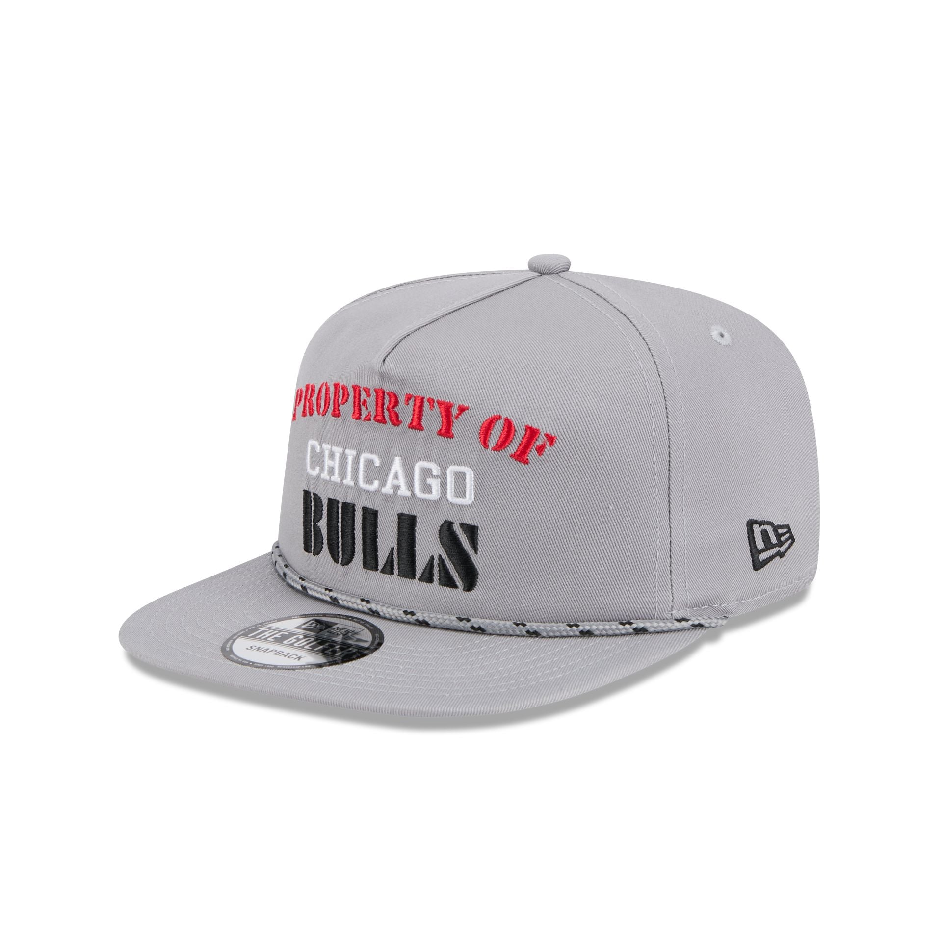 Premium Chicago Bulls Vintage Gray Rope Golfer Hat