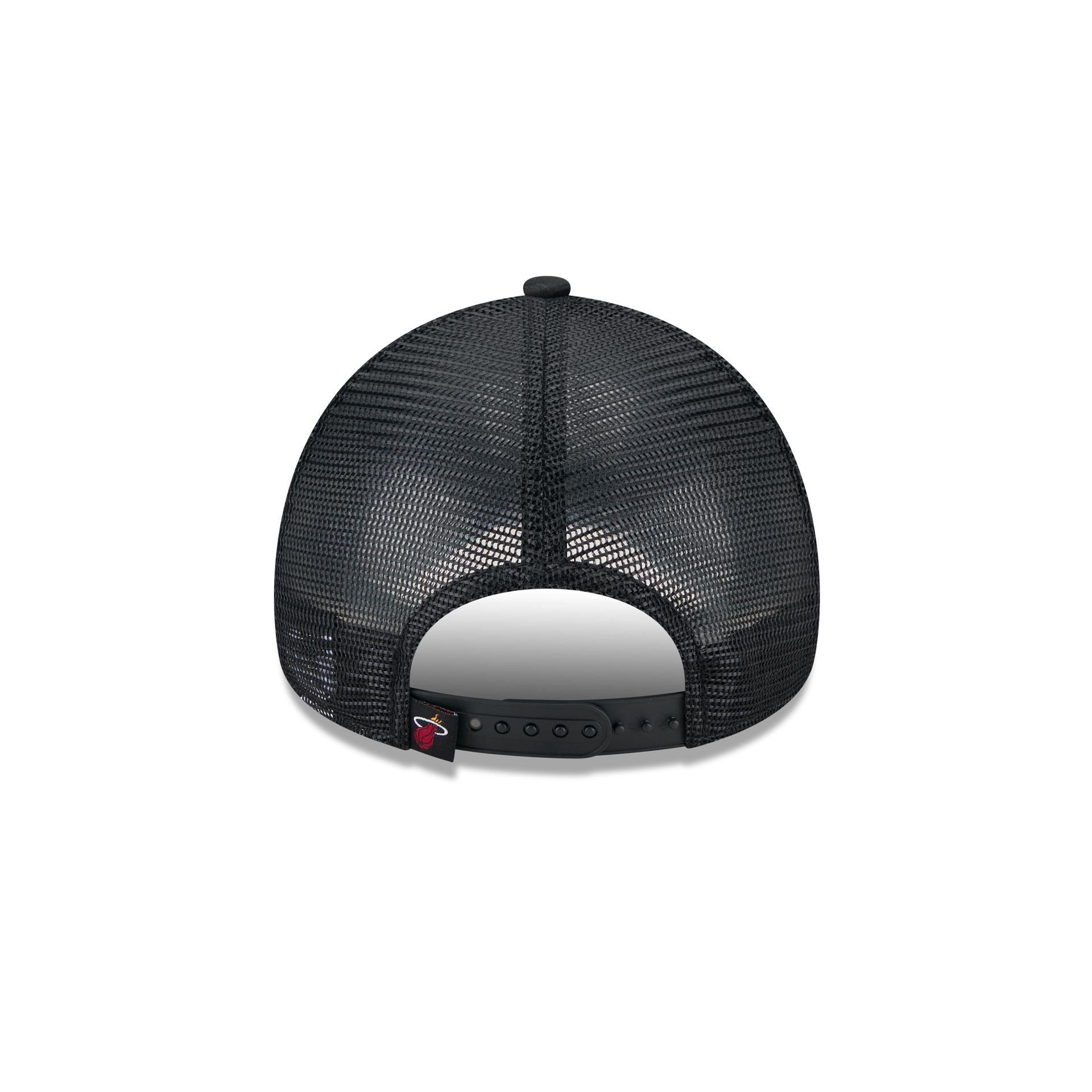 Premium Miami Heat Distressed 9FORTY A-Frame Trucker Hat