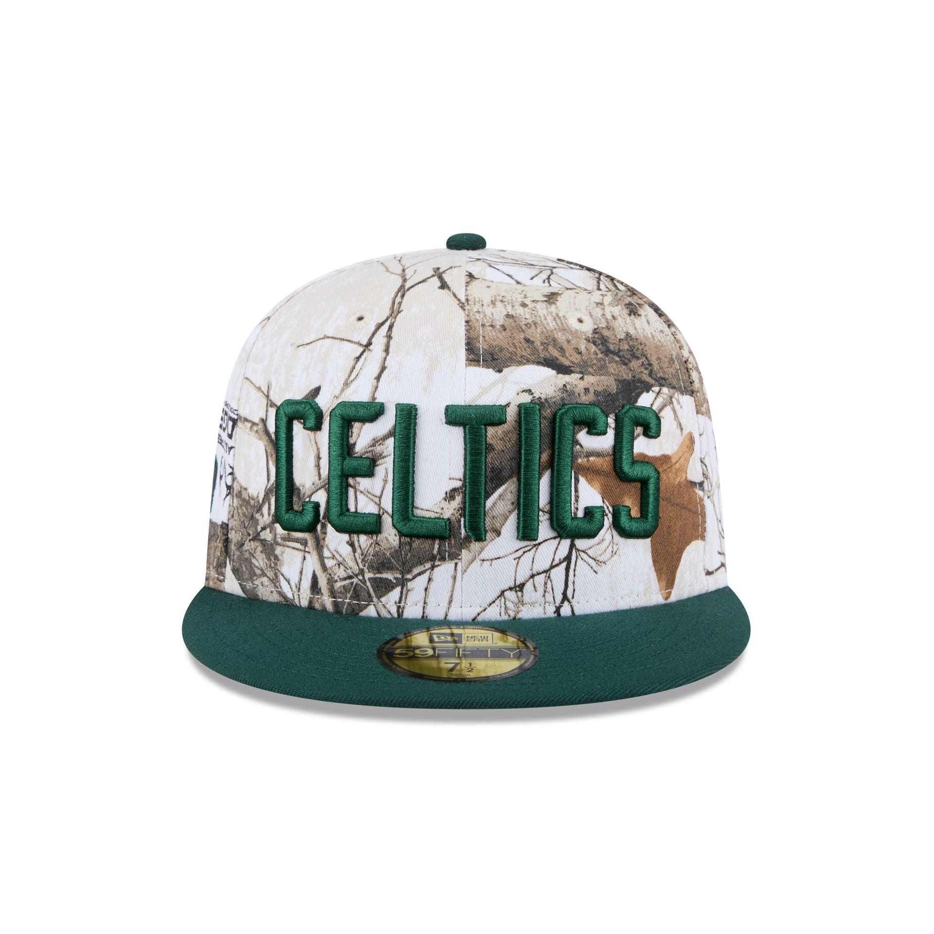 Premium Boston Celtics 2024 Country x City Realtree 59FIFTY Fitted Hat