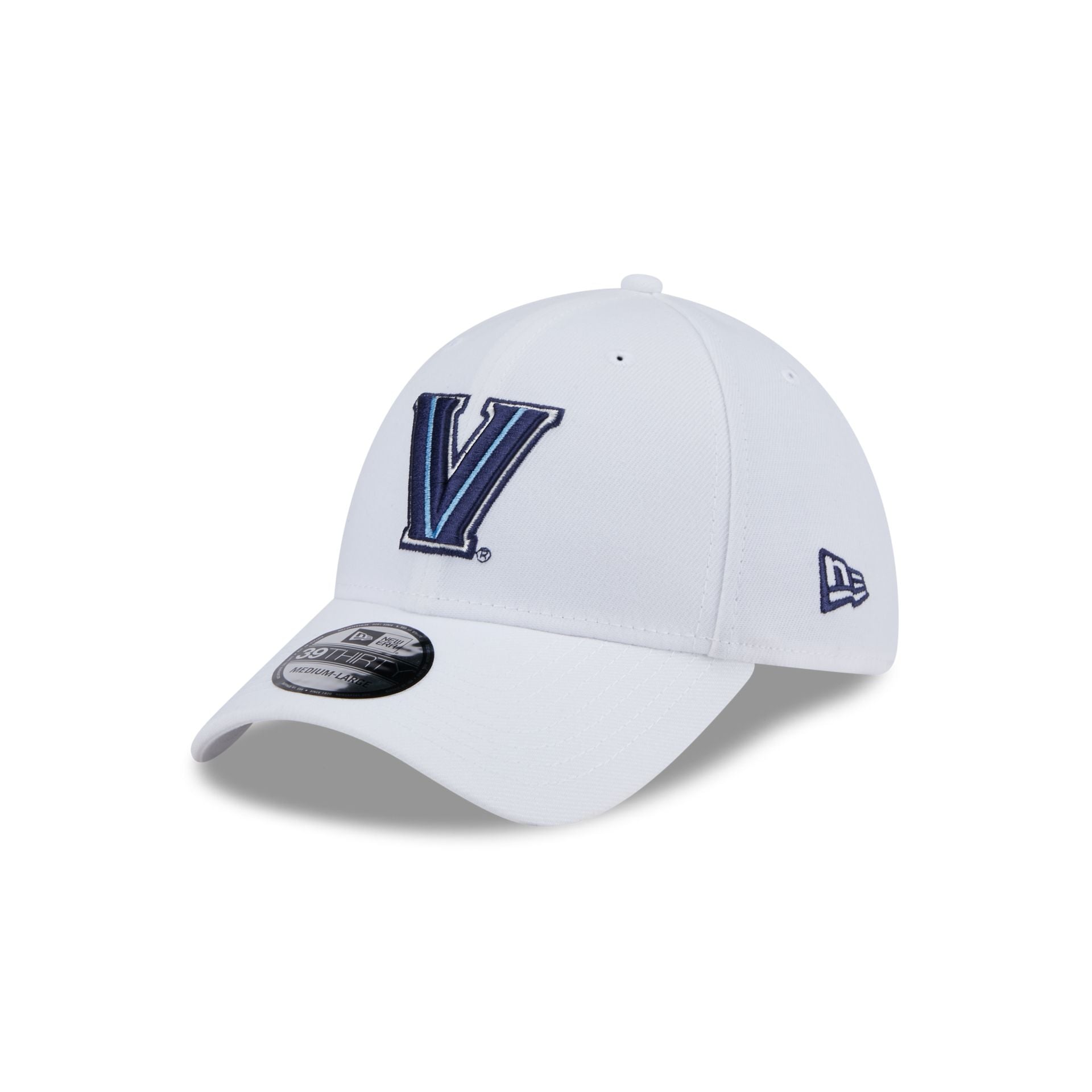 Premium Villanova Wildcats Chrome 39THIRTY Stretch Fit Hat