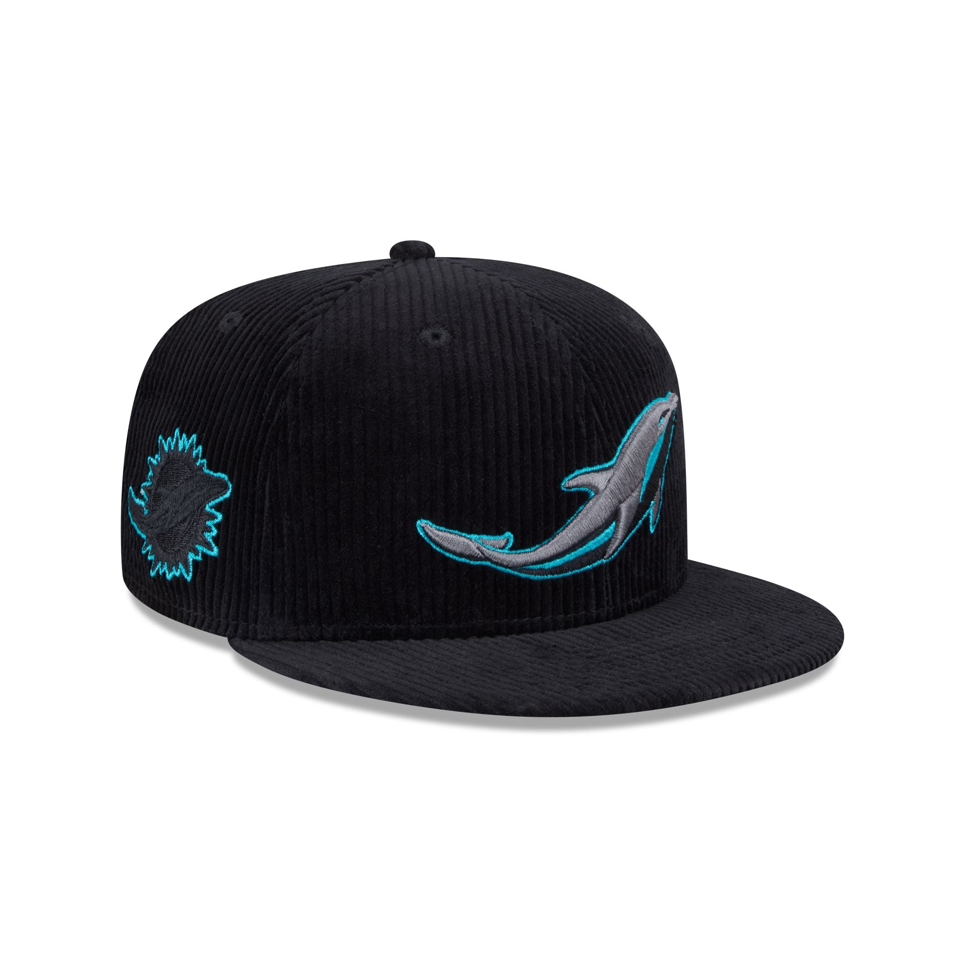 Premium Miami Dolphins Color Pop Cord 59FIFTY Fitted Hat