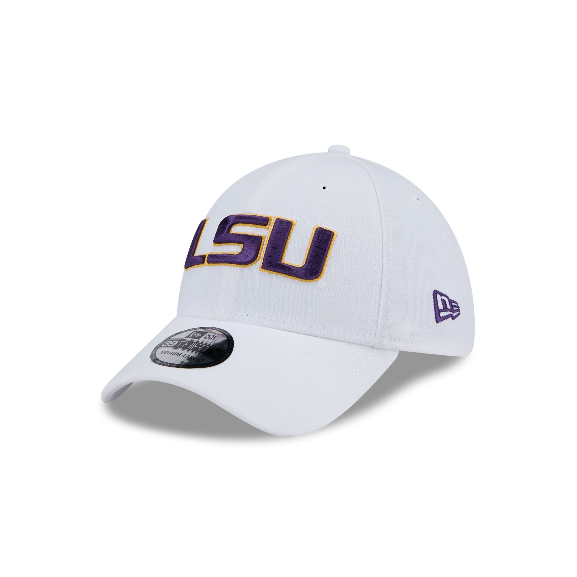 Premium LSU Tigers Chrome 39THIRTY Stretch Fit Hat