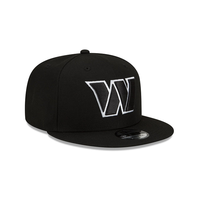 Premium Washington Commanders Black and White 9FIFTY Snapback Hat