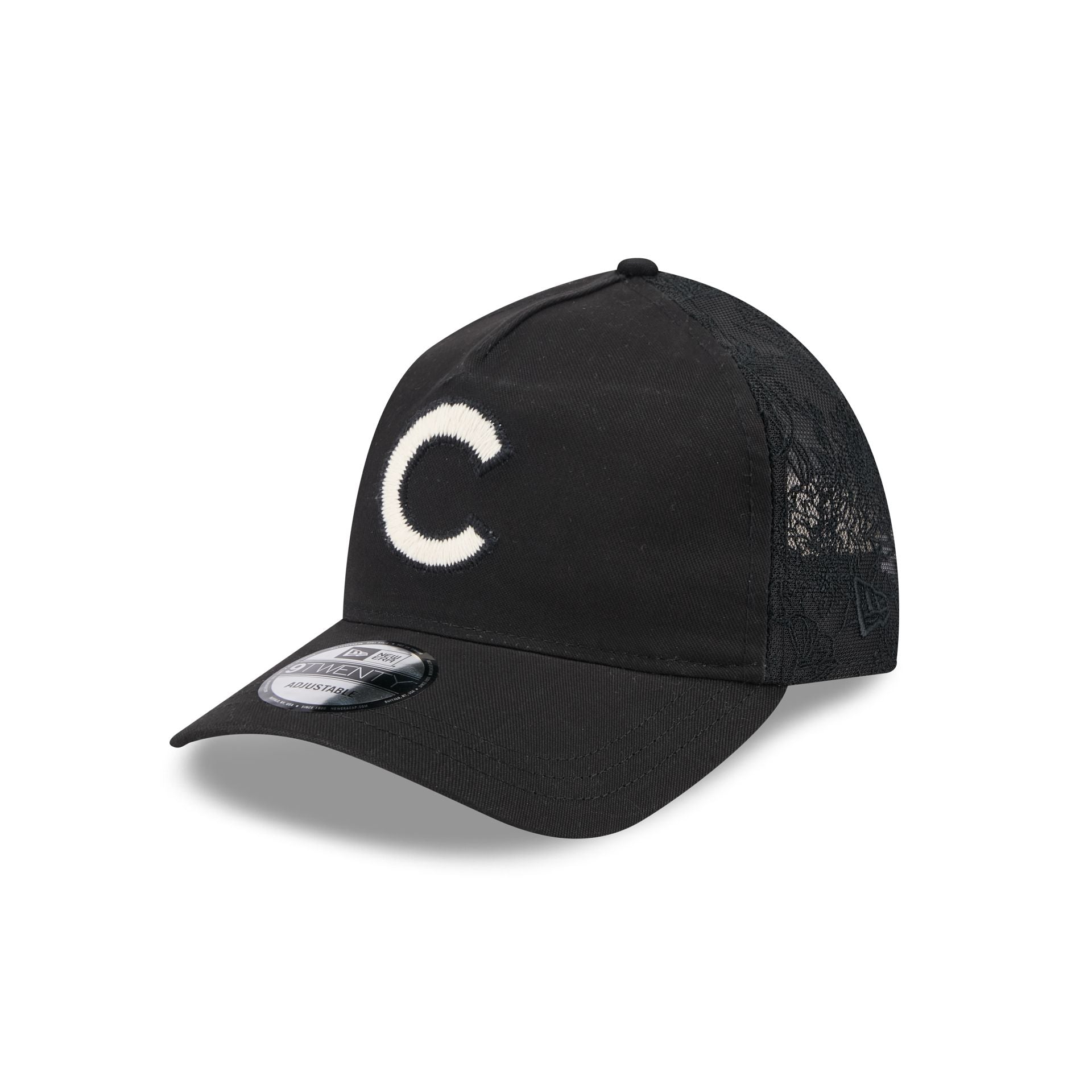 Premium Chicago Cubs Embroidered Mesh 9TWENTY A-Frame Adjustable Hat