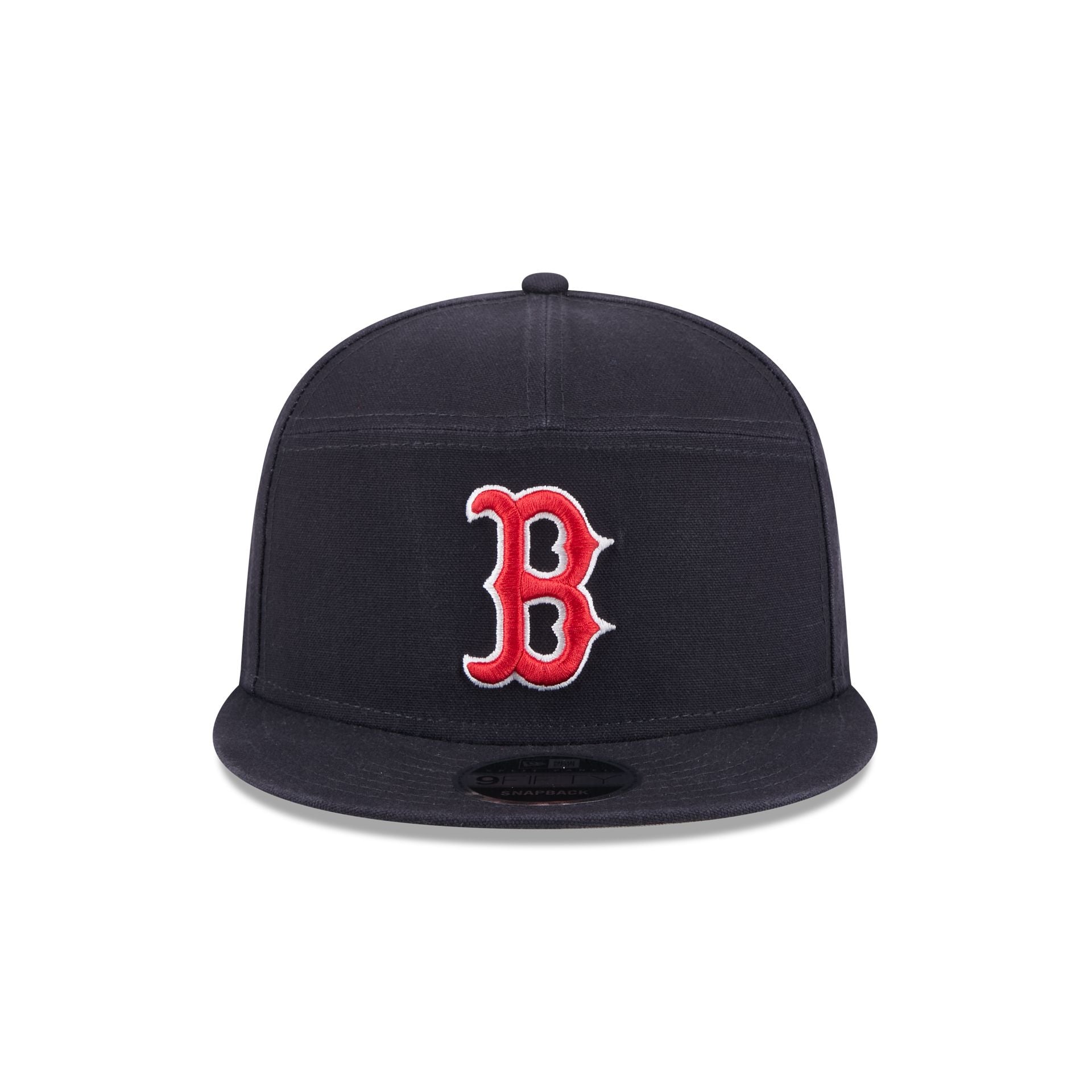 Premium Boston Red Sox Cotton Canvas 9FIFTY Split Panel Trucker Hat