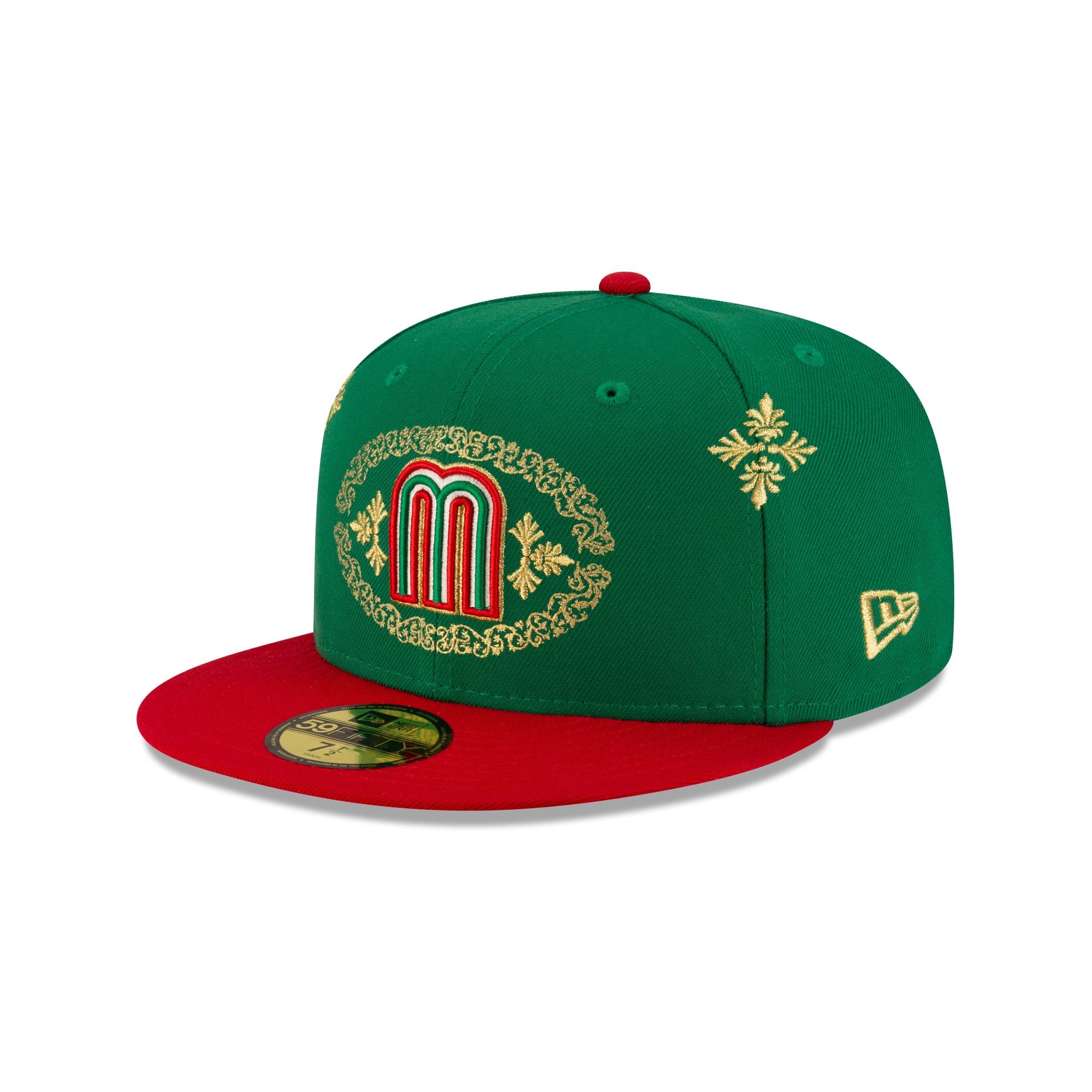 Premium Mexico Baseball Green Charro 59FIFTY Fitted Hat