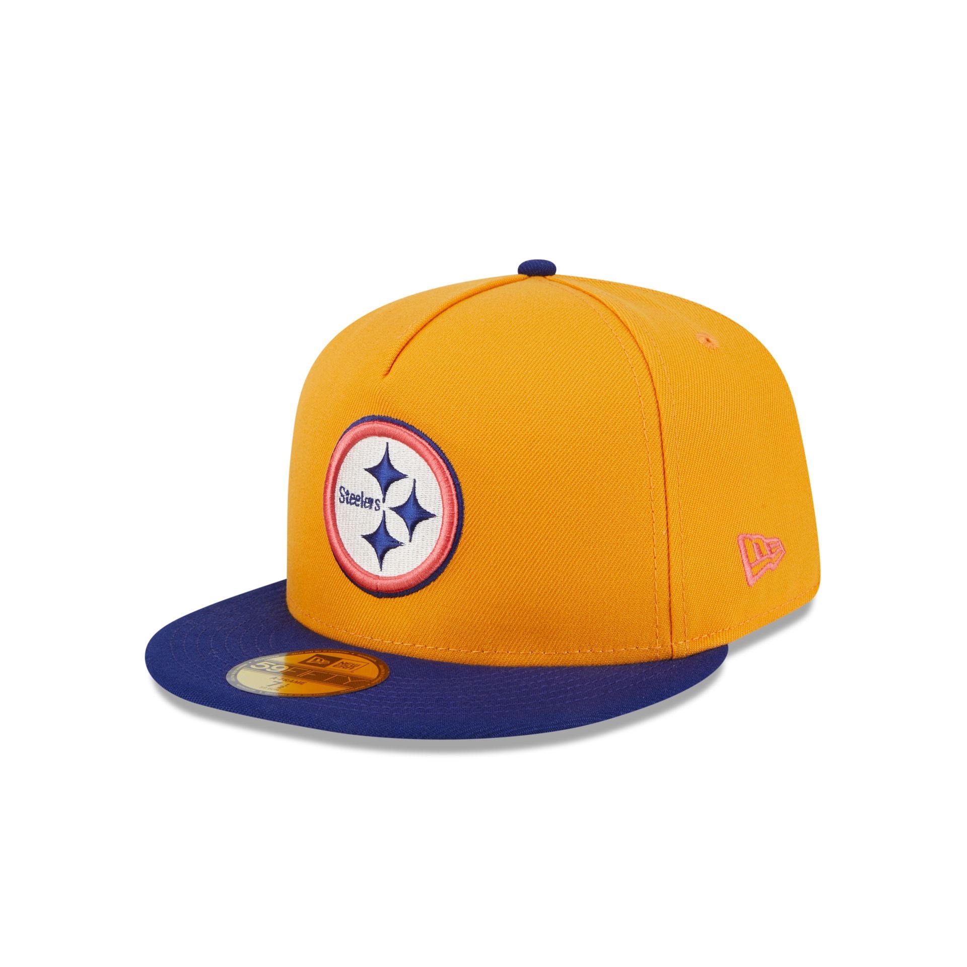 Premium Pittsburgh Steelers Gold 59FIFTY A-Frame Fitted Hat