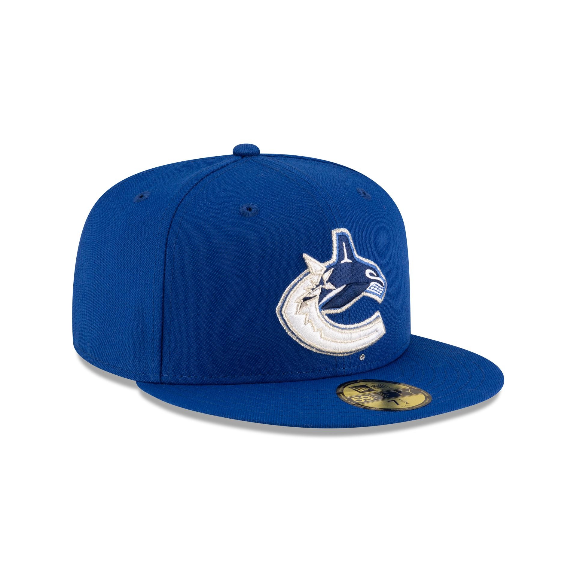 Premium Vancouver Canucks Blue 59FIFTY Fitted Hat