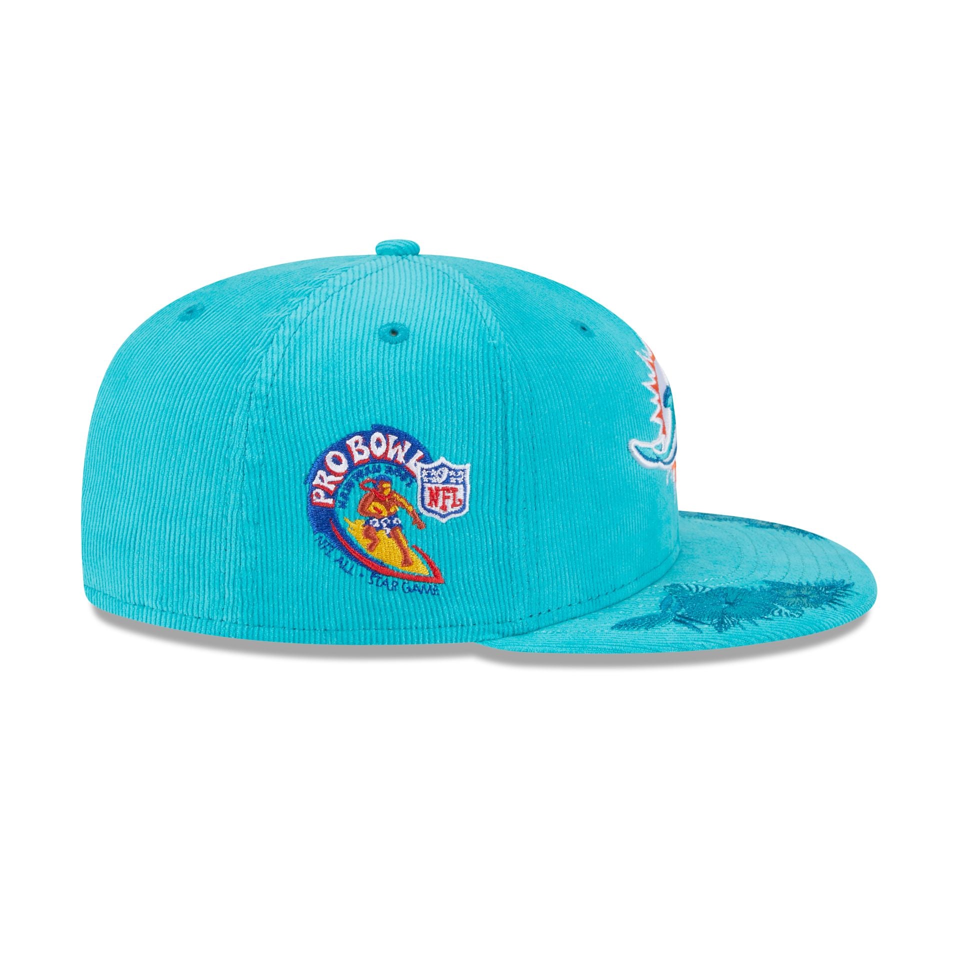 Premium Floral Corduroy Miami Dolphins 59FIFTY Fitted Hat
