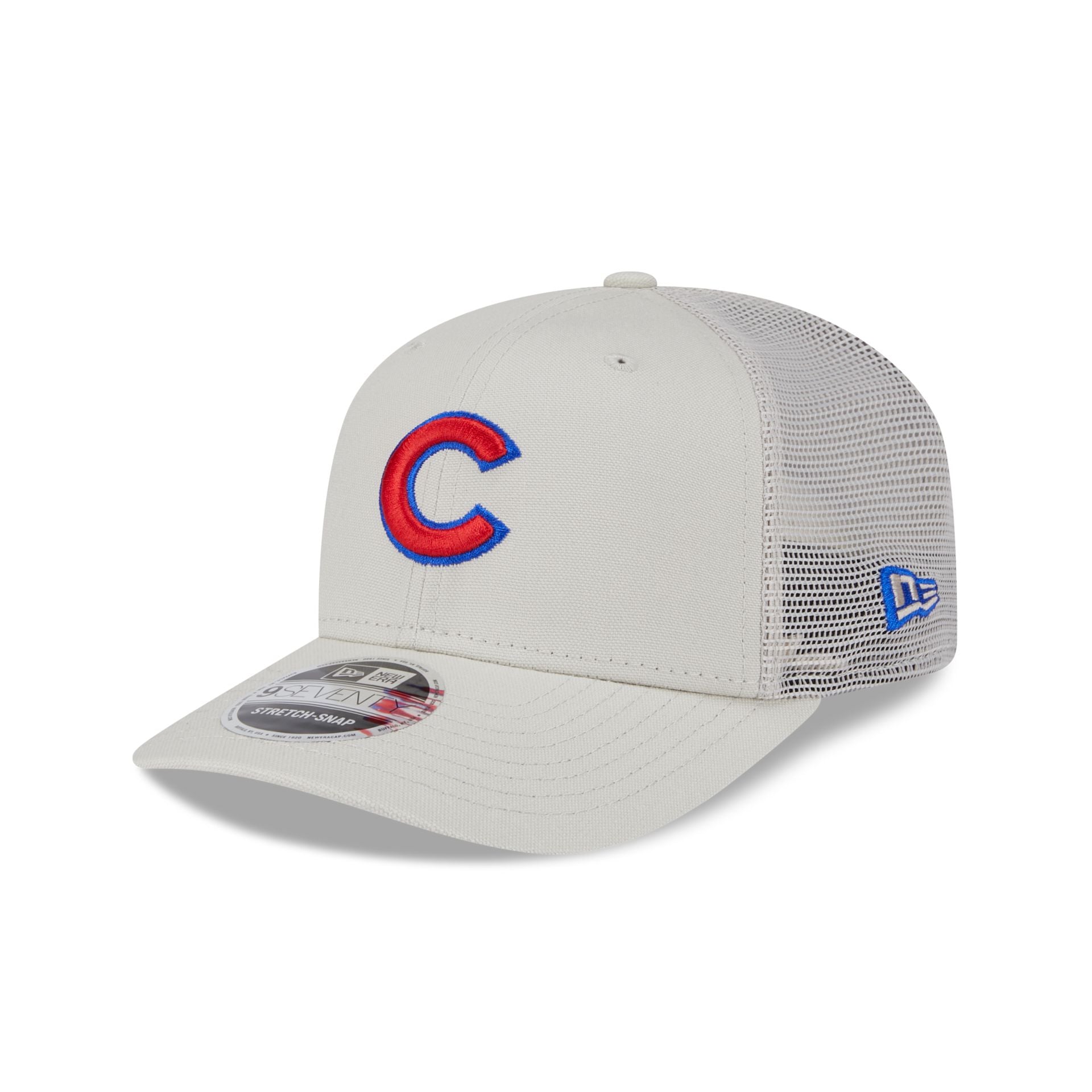 Premium Chicago Cubs Canvas 9SEVENTY Trucker Hat