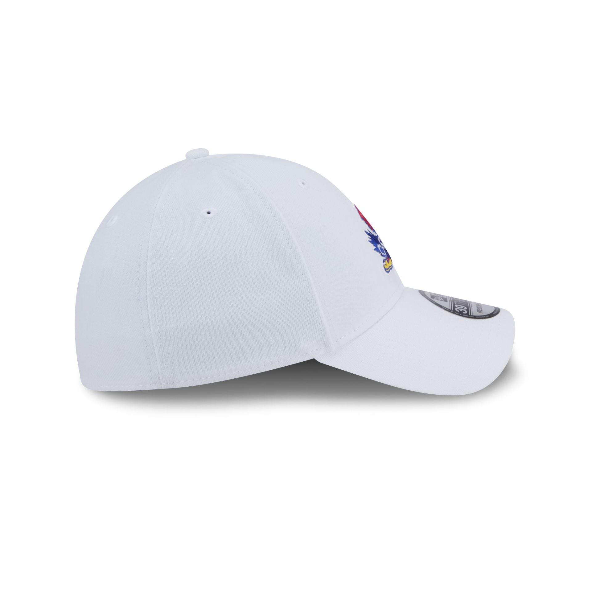 Premium Kansas Jayhawks Chrome 39THIRTY Stretch Fit Hat