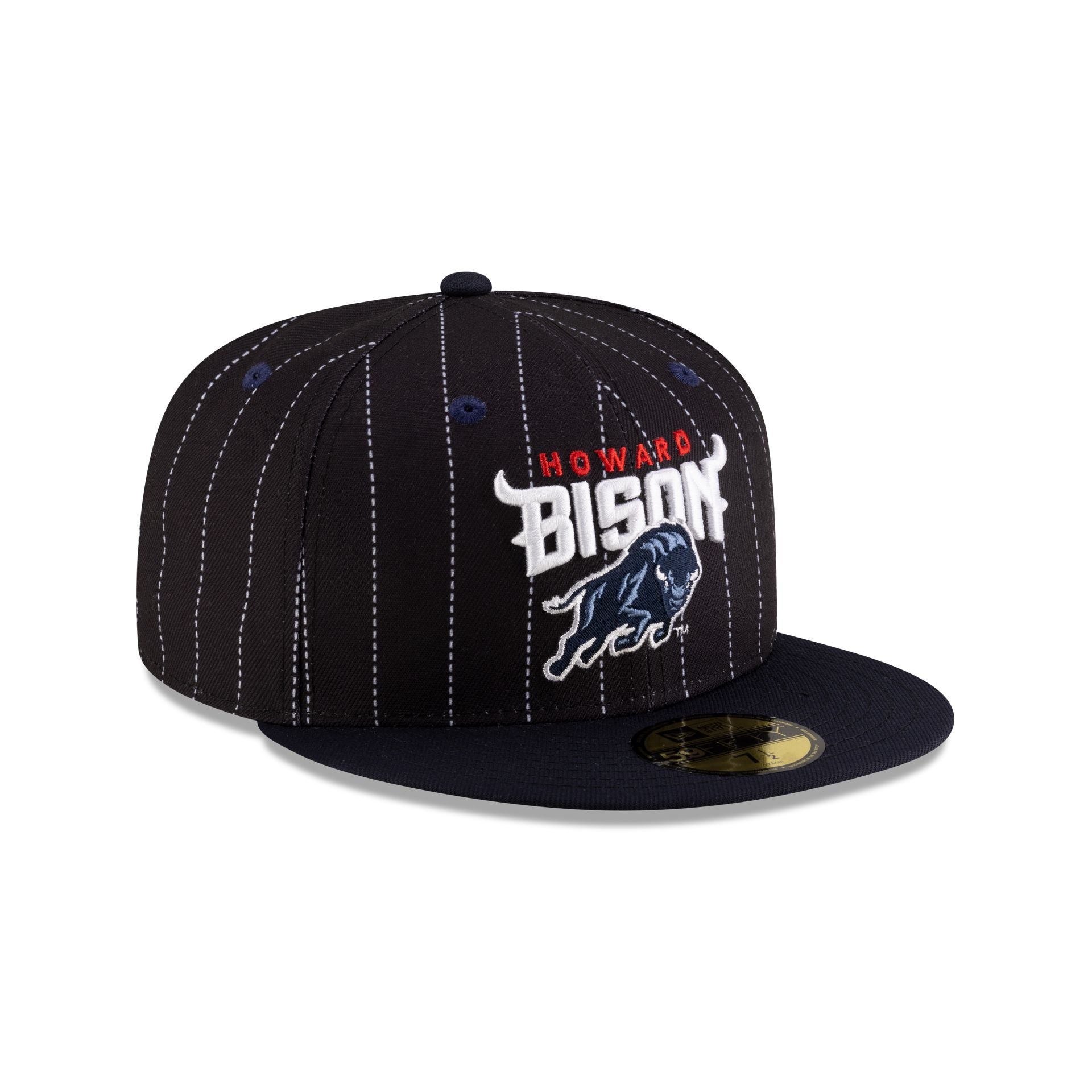 Premium Just Caps HBCU Howard Bison 59FIFTY Fitted Hat