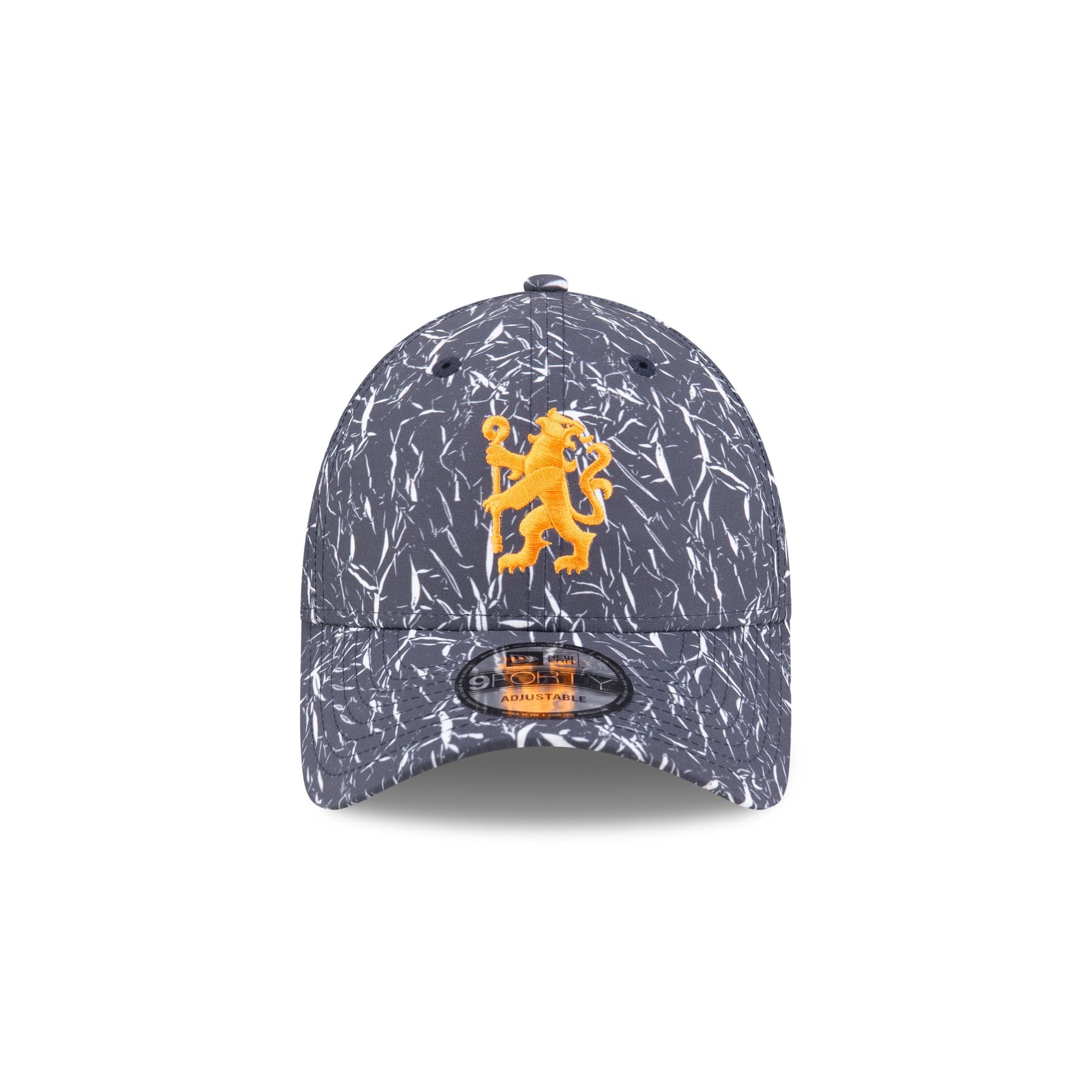 Premium Chelsea FC Lion Crest Crinkle All Over Print Adjustable Hat