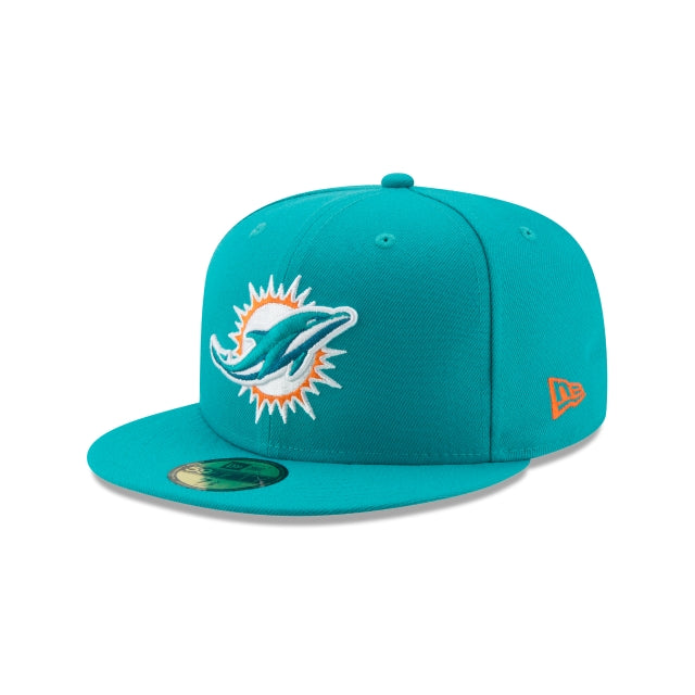 Premium Miami Dolphins Teal 59FIFTY Fitted Hat