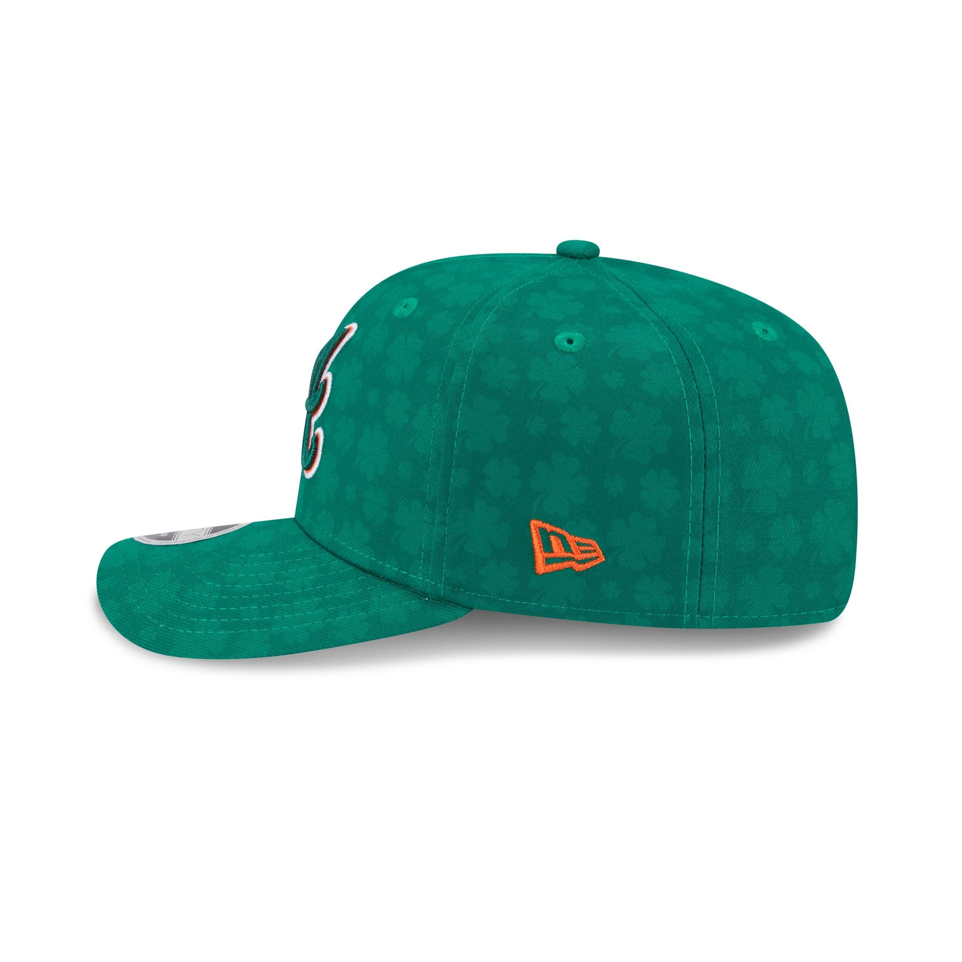 Premium Atlanta Braves 2025 St. Patrick's Day 9SEVENTY Stretch-Snap Hat