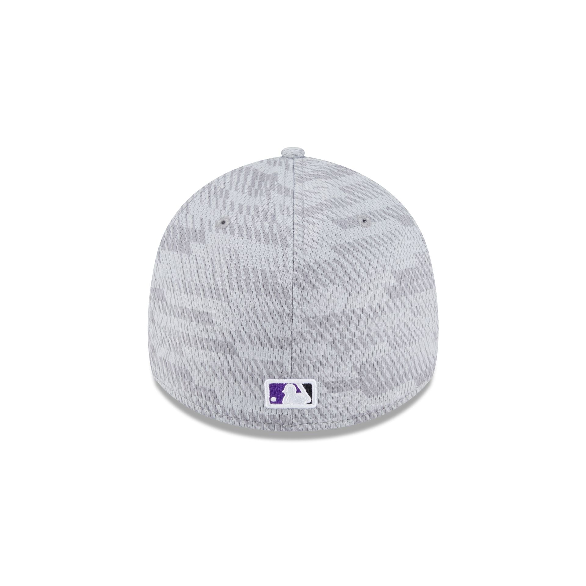 Premium Colorado Rockies 2025 Clubhouse Gray 39THIRTY Stretch Fit Cap