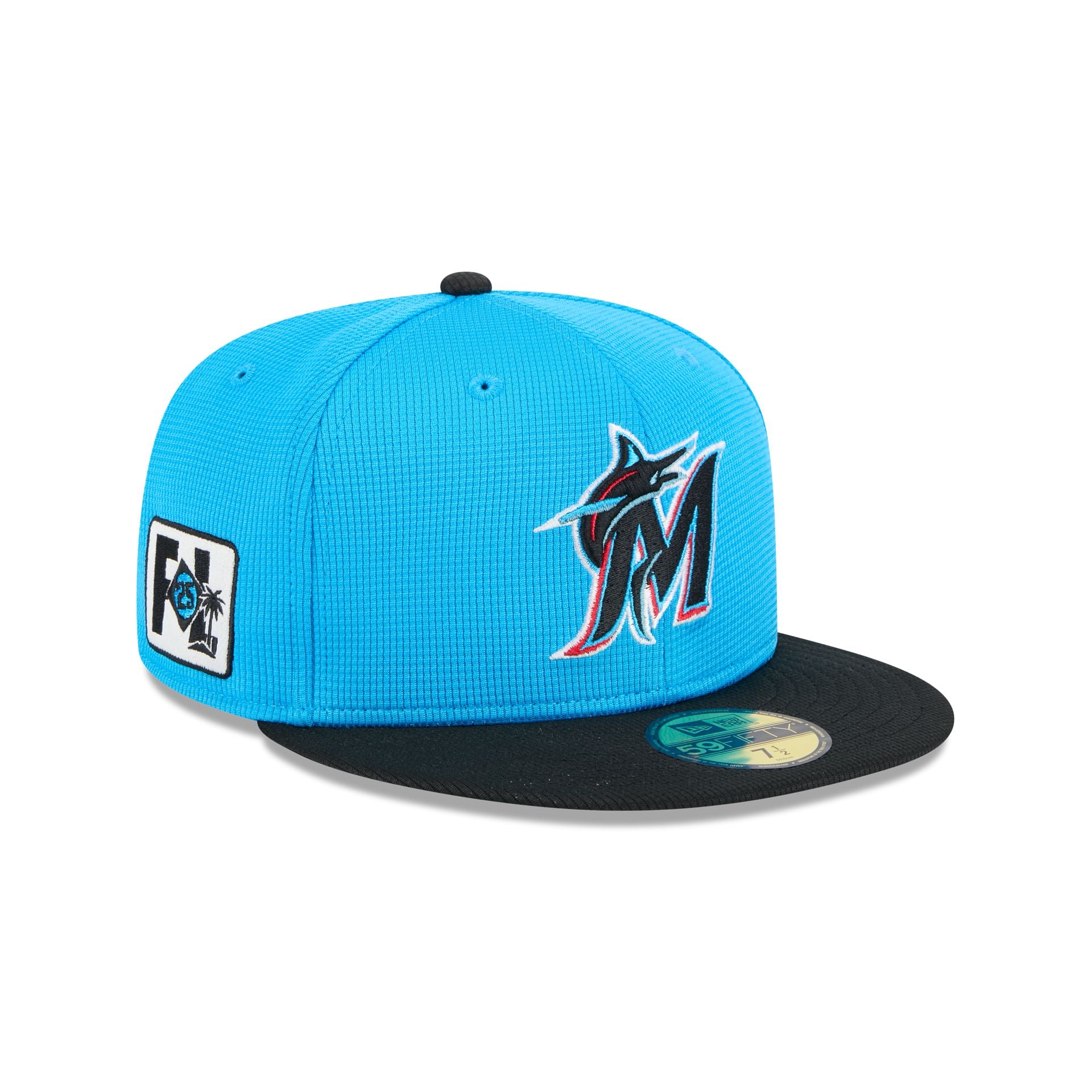 Premium Miami Marlins 2025 Spring Training 59FIFTY Fitted Hat