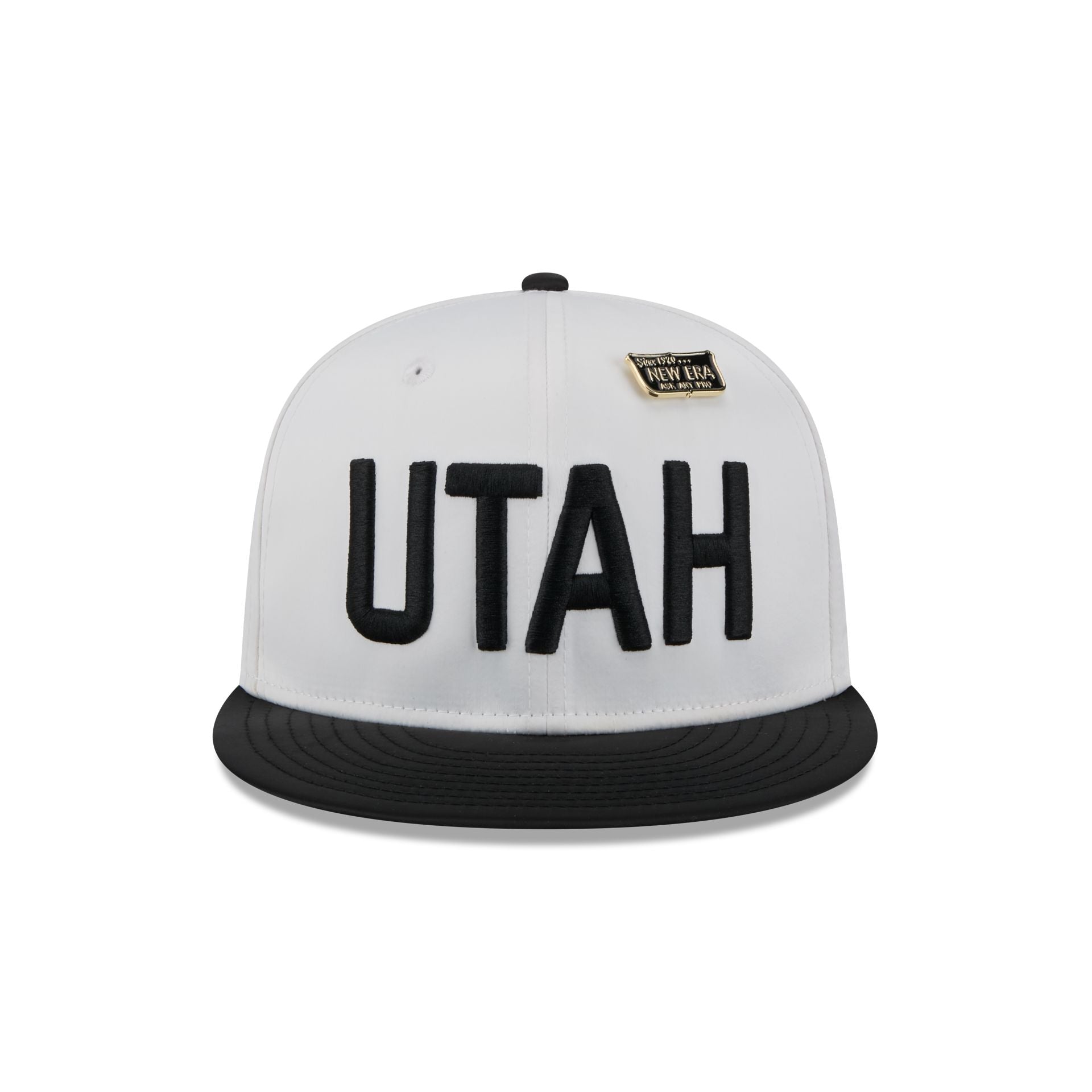 Premium Utah Jazz Satin Pin 9FIFTY Snapback Hat