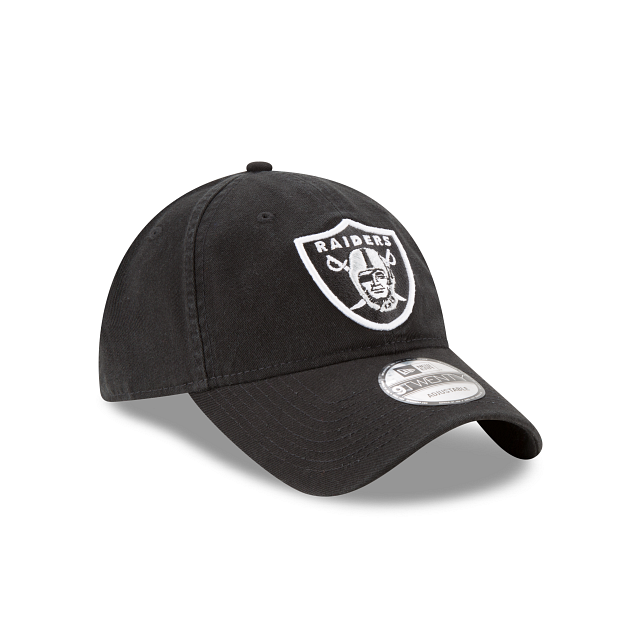 Premium Las Vegas Raiders Core Classic Black 9TWENTY Adjustable Hat