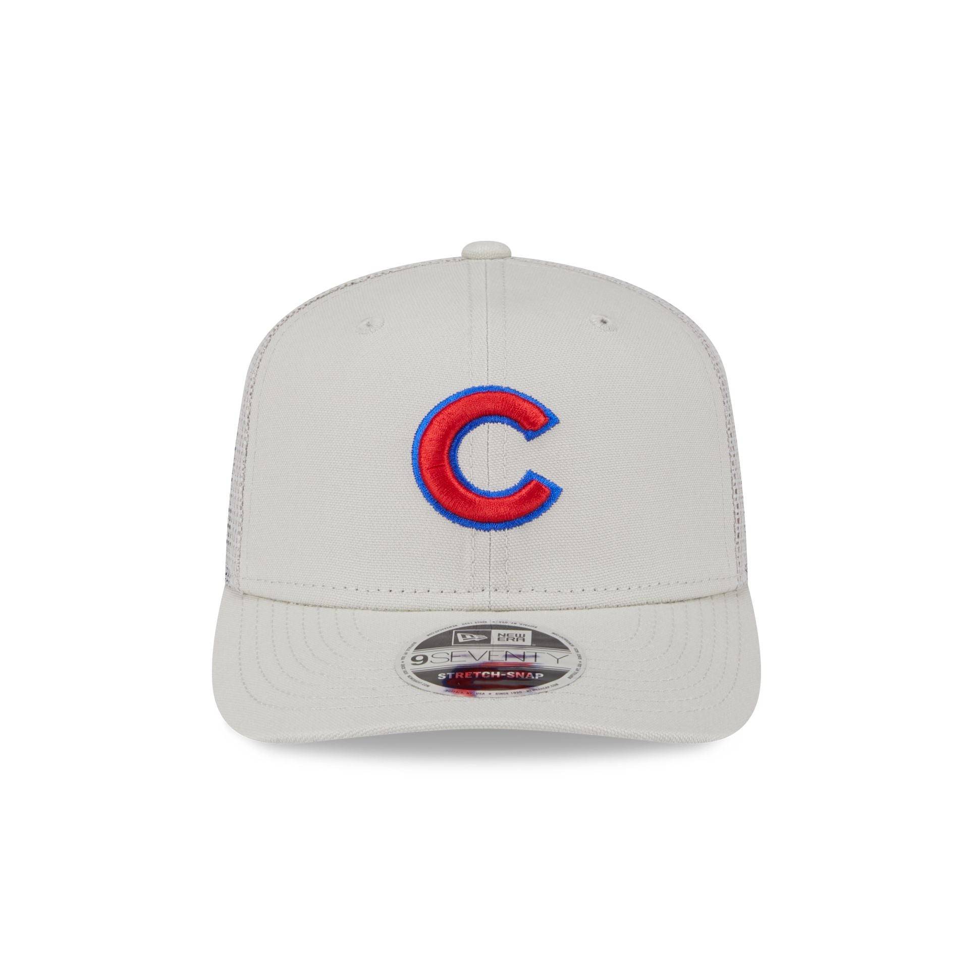 Premium Chicago Cubs Canvas 9SEVENTY Trucker Hat