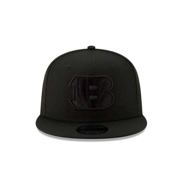 Premium Cincinnati Bengals All - Black 9FIFTY Snapback Hat
