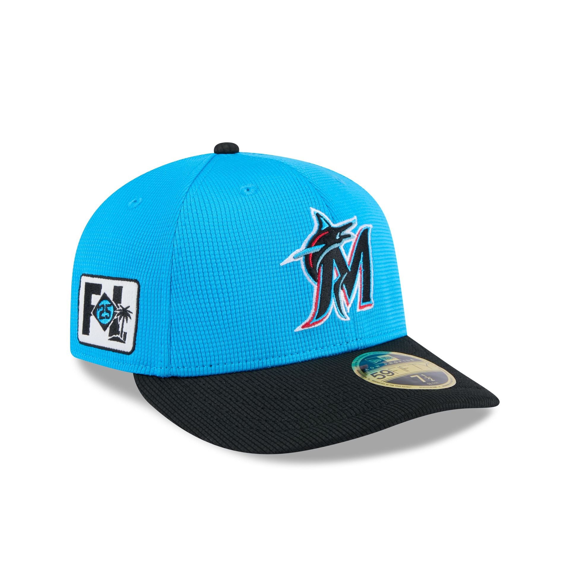 Premium Miami Marlins 2025 Spring Training Low Profile 59FIFTY Fitted Hat
