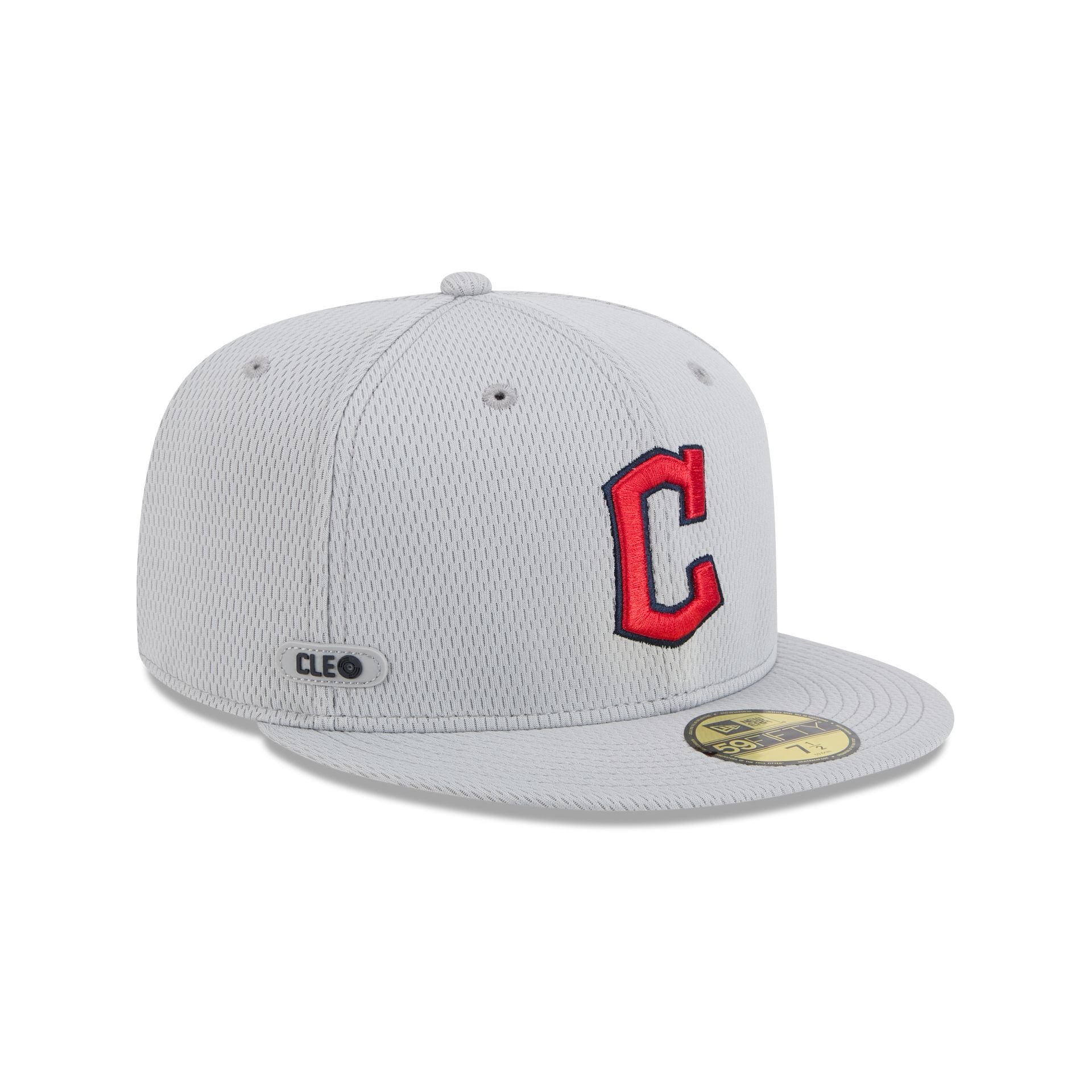 Premium Cleveland Guardians 2025 Clubhouse Gray 59FIFTY Fitted Hat