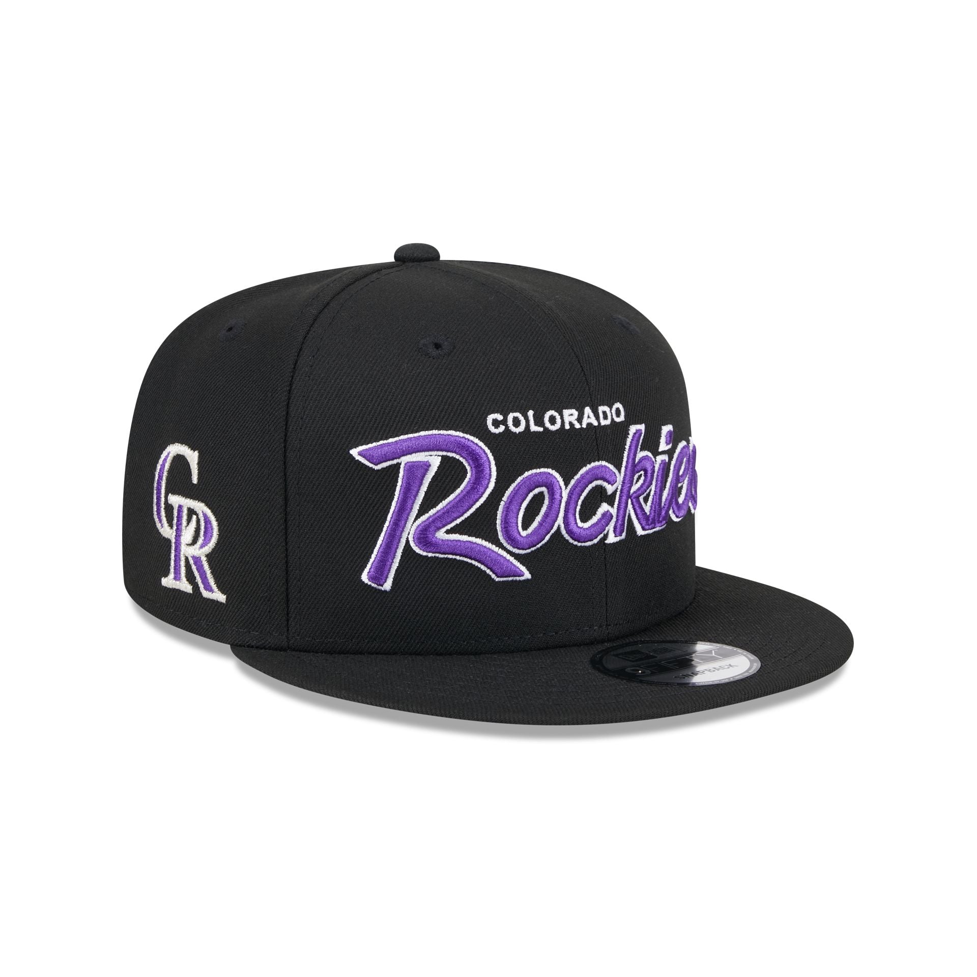 Premium Colorado Rockies Wordmark 9FIFTY Snapback Hat