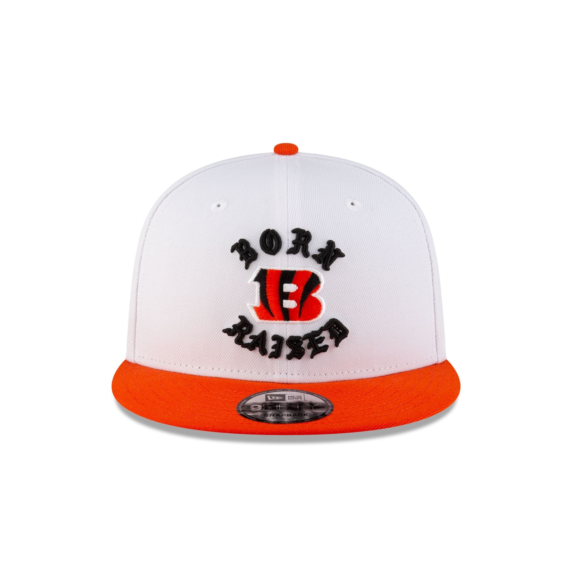 Premium Born x Raised Cincinnati Bengals White 9FIFTY Snapback