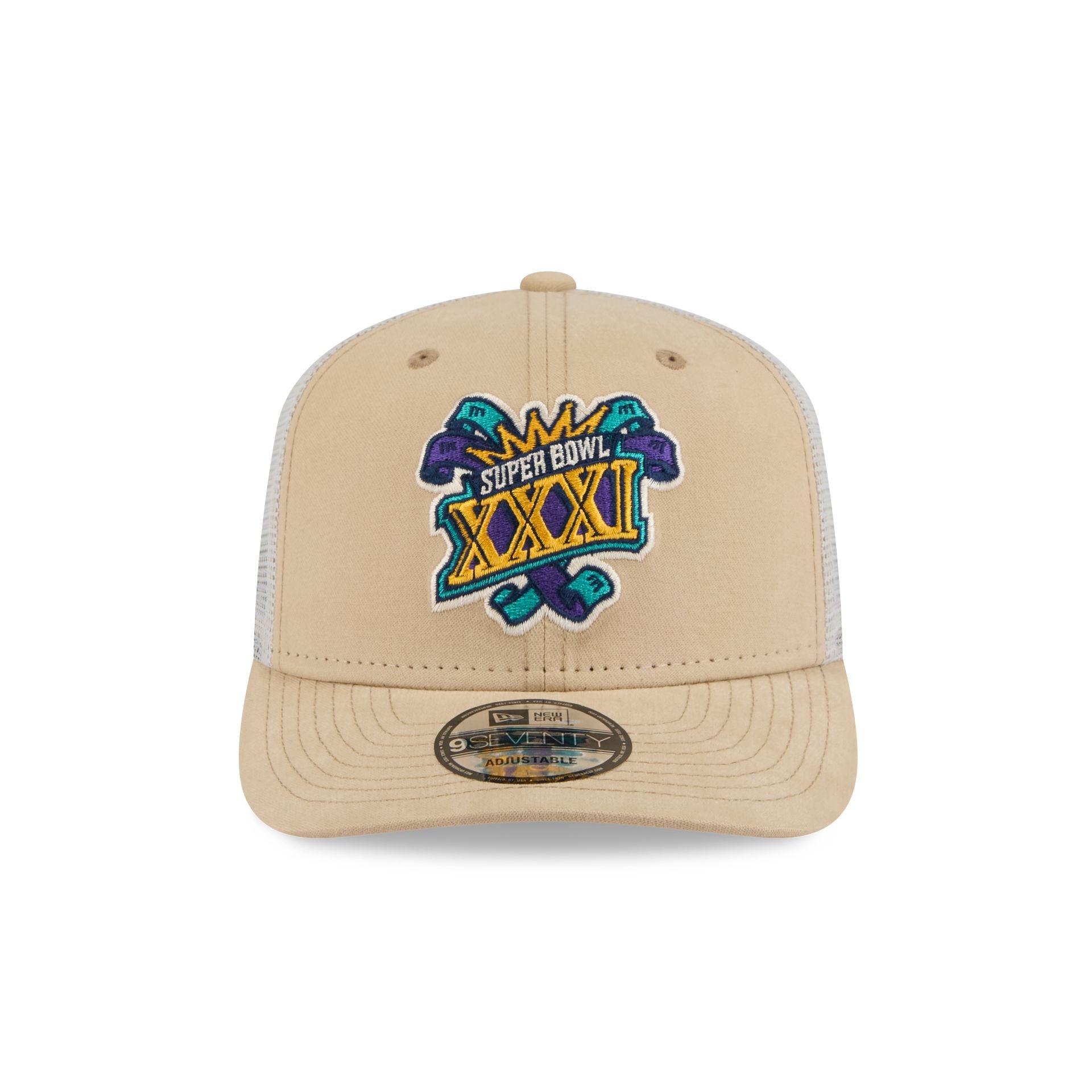 Premium Green Bay Packers Khaki Champions 9SEVENTY Stretch-Snap Hat